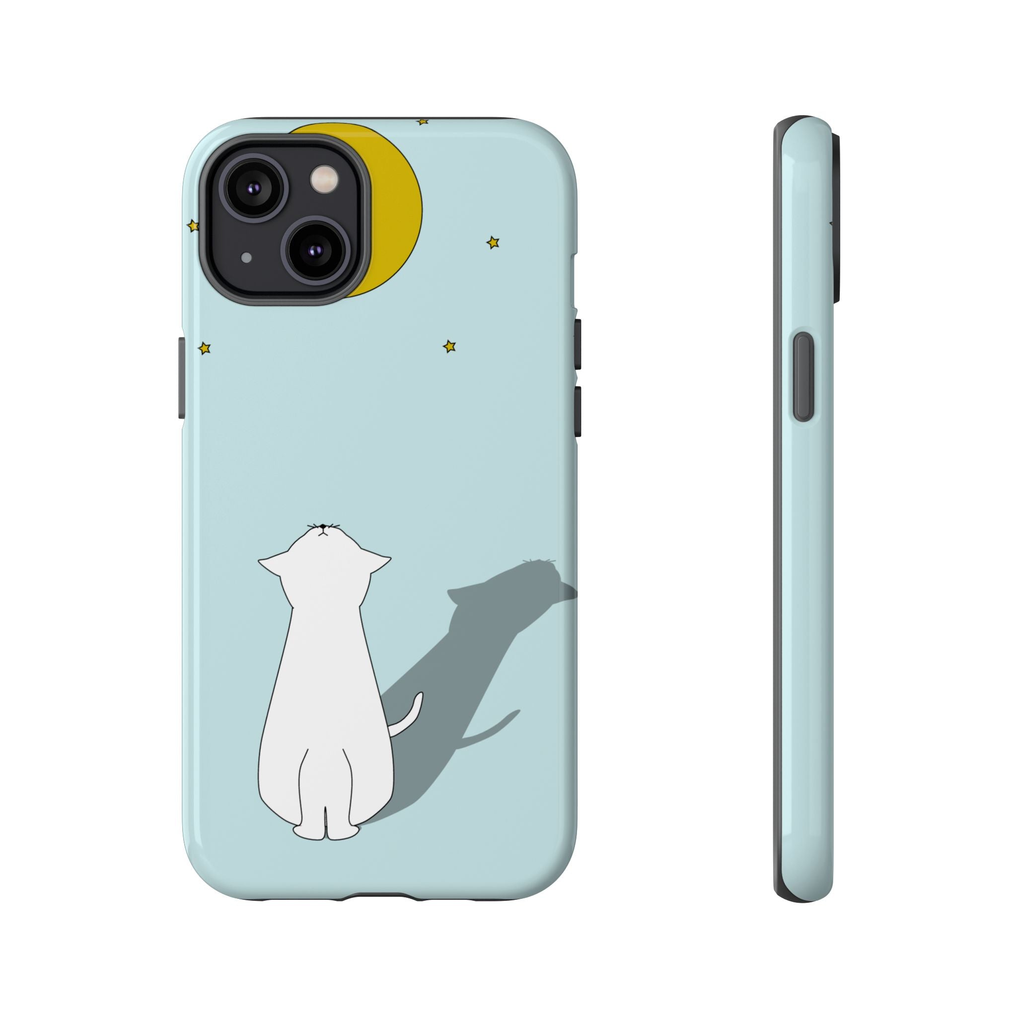 Cute Cat Phone Case, Tough Phone Cover, Pet Lover Gift, Unique Case, Animal Decor, Birthday Gift