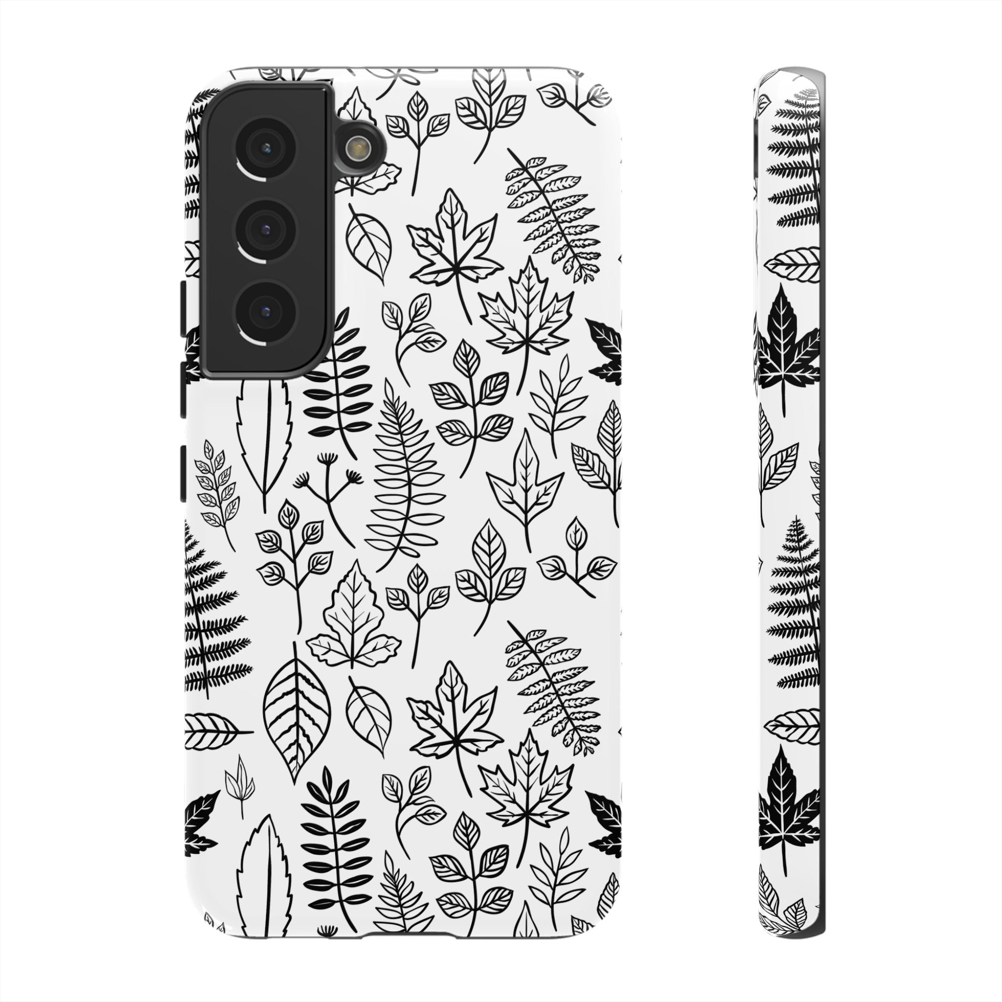 Stylish Phone Case for Nature Lovers, Botanical Design, Gift for Her, Fall Accessories, Customizable Tech Gear