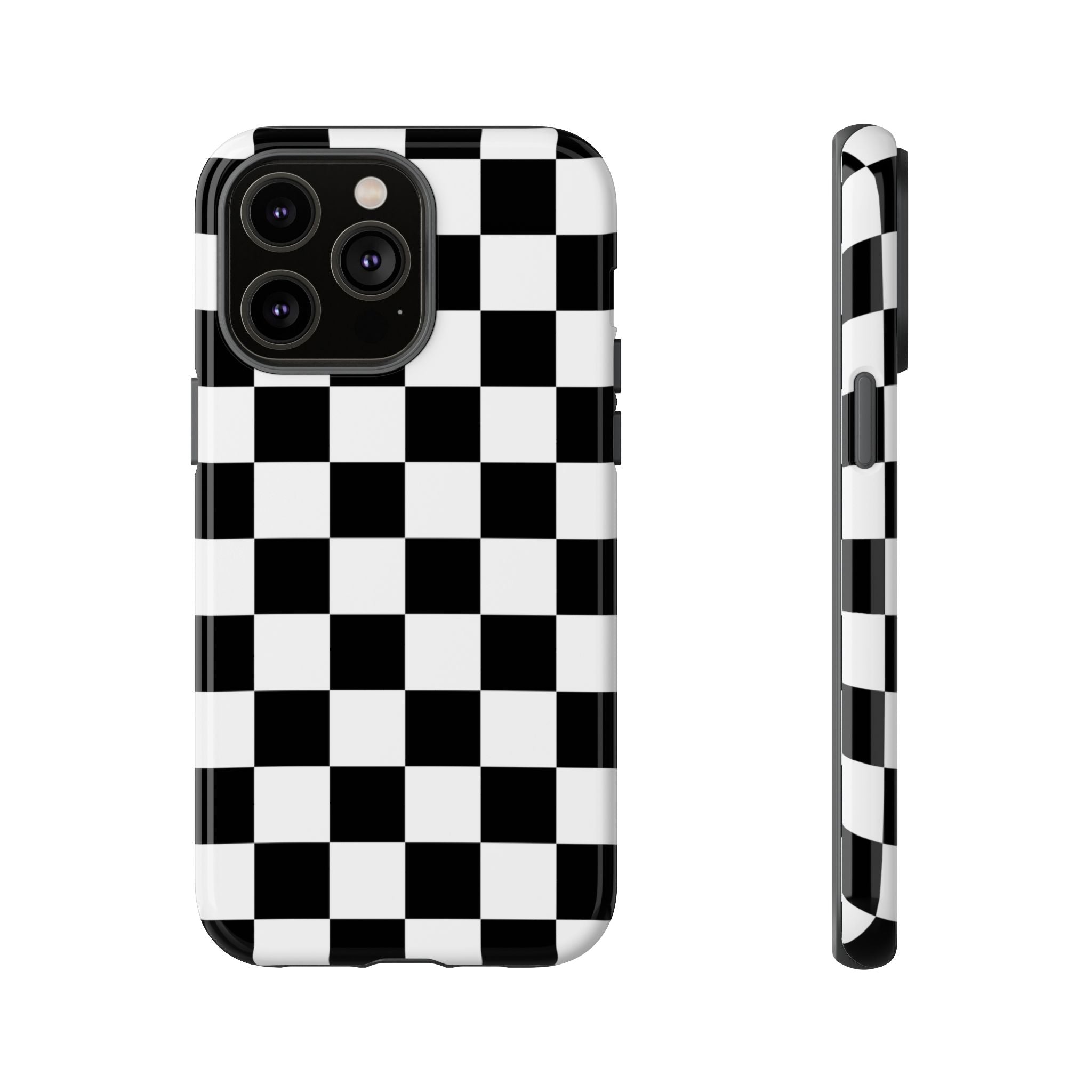 Stylish Checkered Phone Case | Trendy Protective Cover for iPhone, Gift for Teens, Fashion Accessory, Unique Design for All Occasions