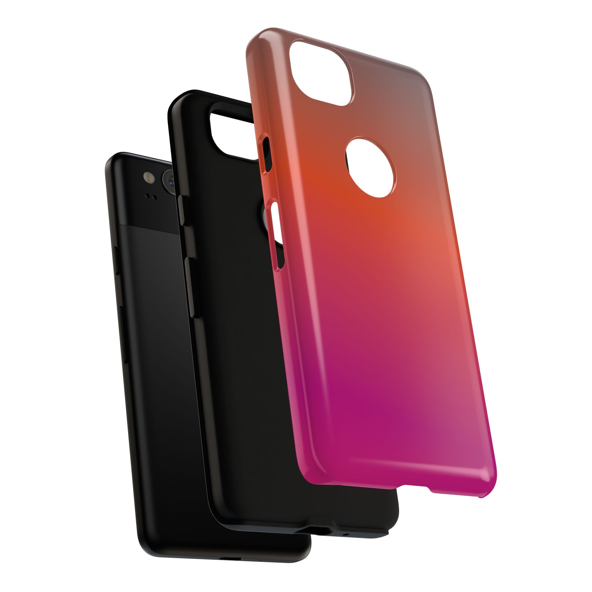 Gradient Phone Case, Custom Tough Case, Durable Phone Accessory, Vibrant Design, Gift for Tech Lovers, Birthday and Holiday Present