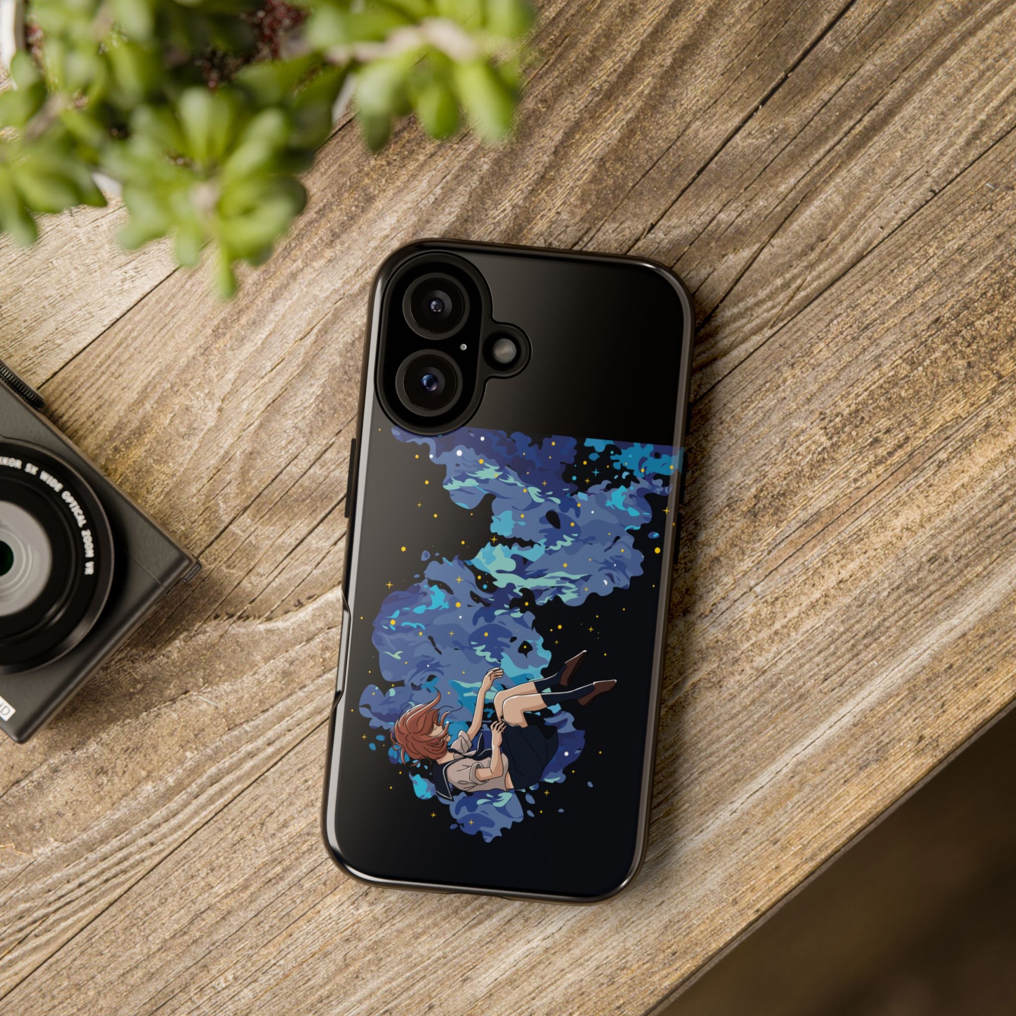 Tough Cases Phone Case - Artistic Galaxy Design, Cute Sleeve for Teens, Gift for Students, Unique Mobile Accessory, Trendy Tech Protection