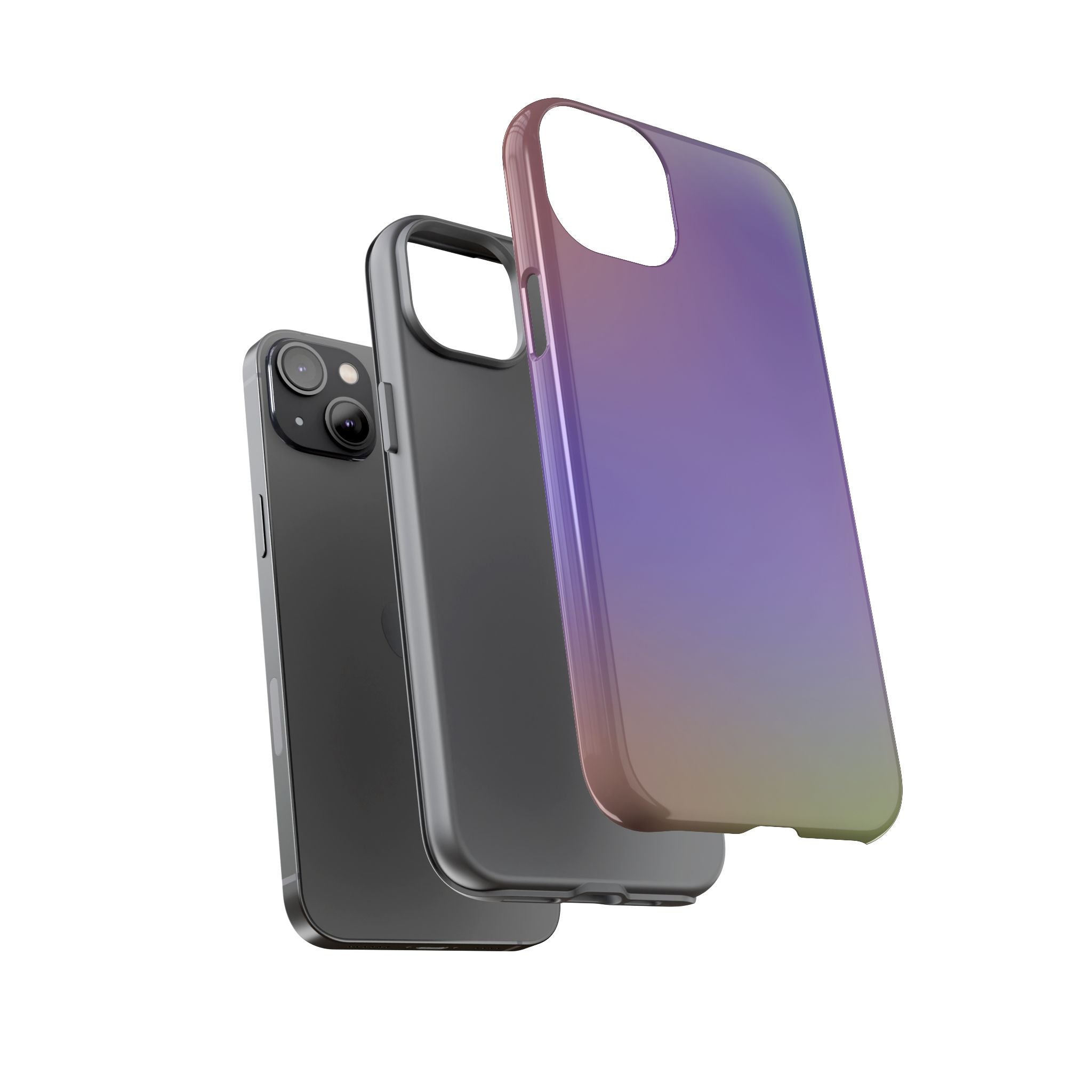 Colorful Phone Case, Tough Phone Cover, Gradient Design Case, Stylish Mobile Accessories, Unique Gift for Her
