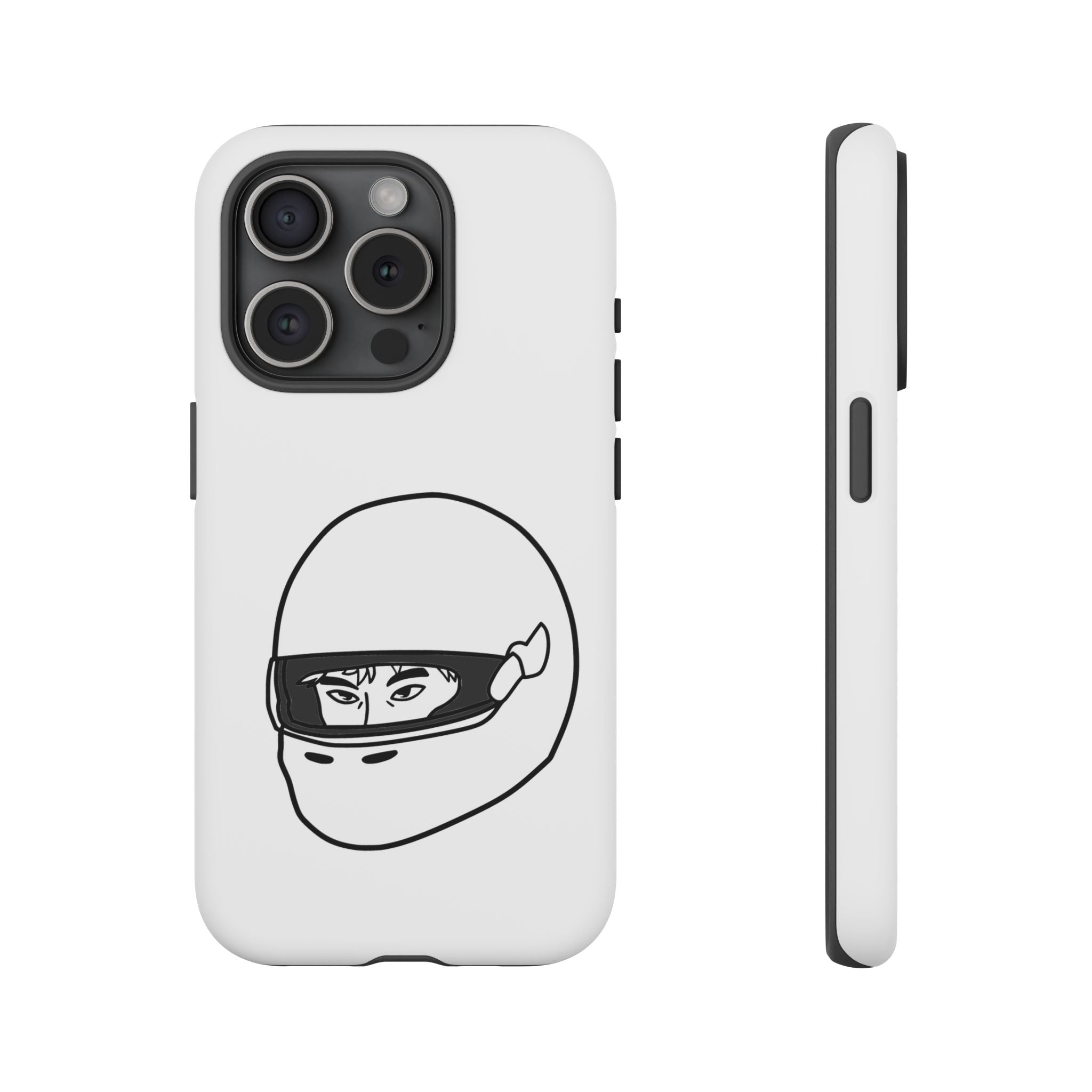 Stylish Phone Case with Racing Helmet Design | Tough Cases | Unique Gift, Motorcycle Enthusiast, Race Lover, Custom Accessory, Everyday Use