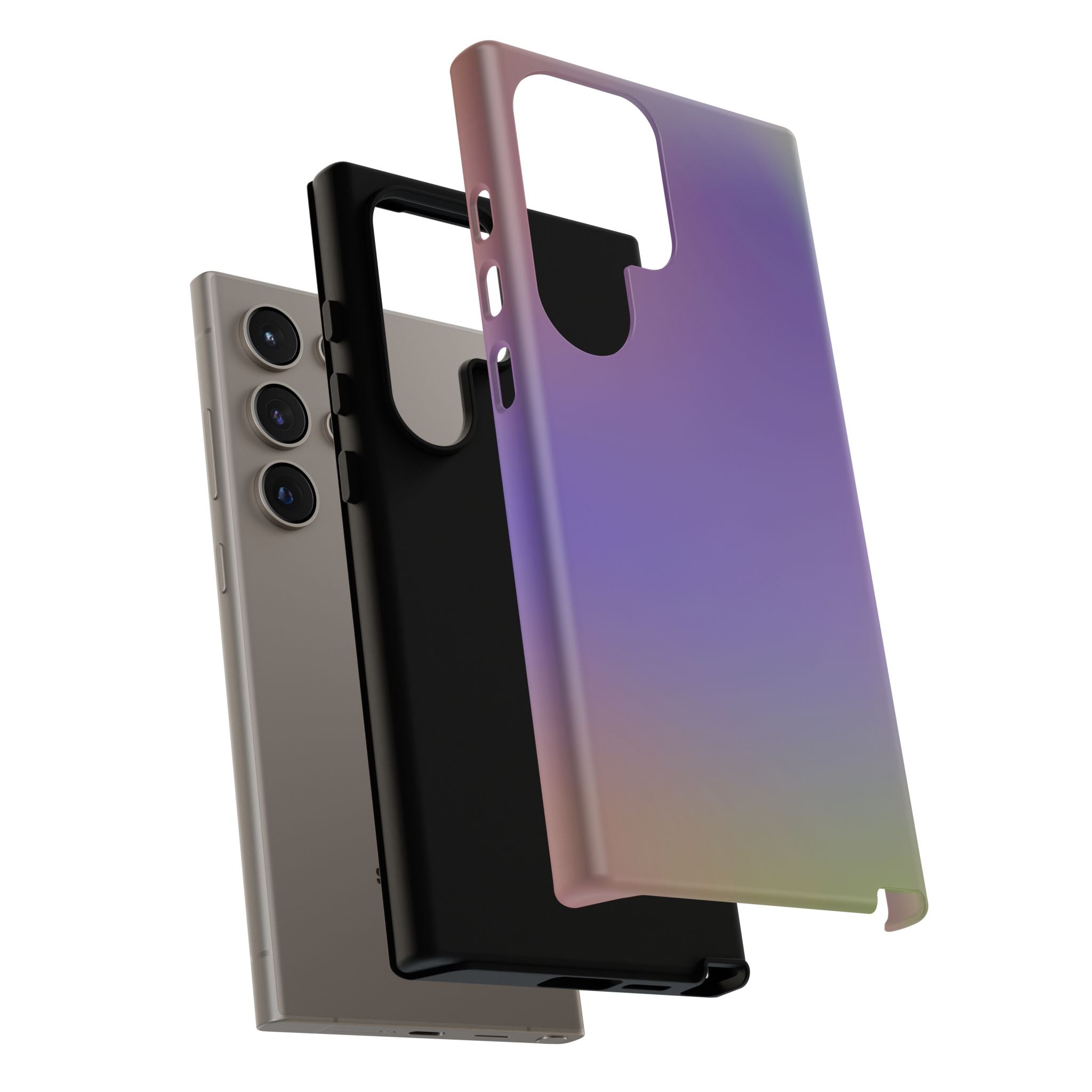 Colorful Phone Case, Tough Phone Cover, Gradient Design Case, Stylish Mobile Accessories, Unique Gift for Her