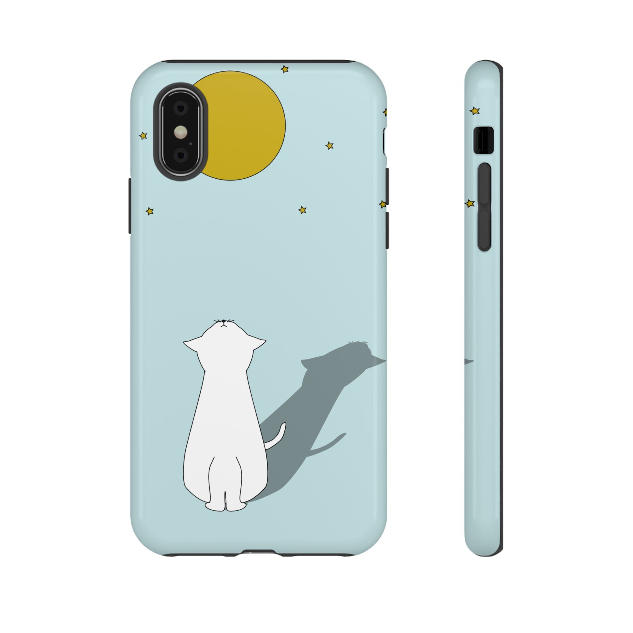 Cute Cat Phone Case, Tough Phone Cover, Pet Lover Gift, Unique Case, Animal Decor, Birthday Gift