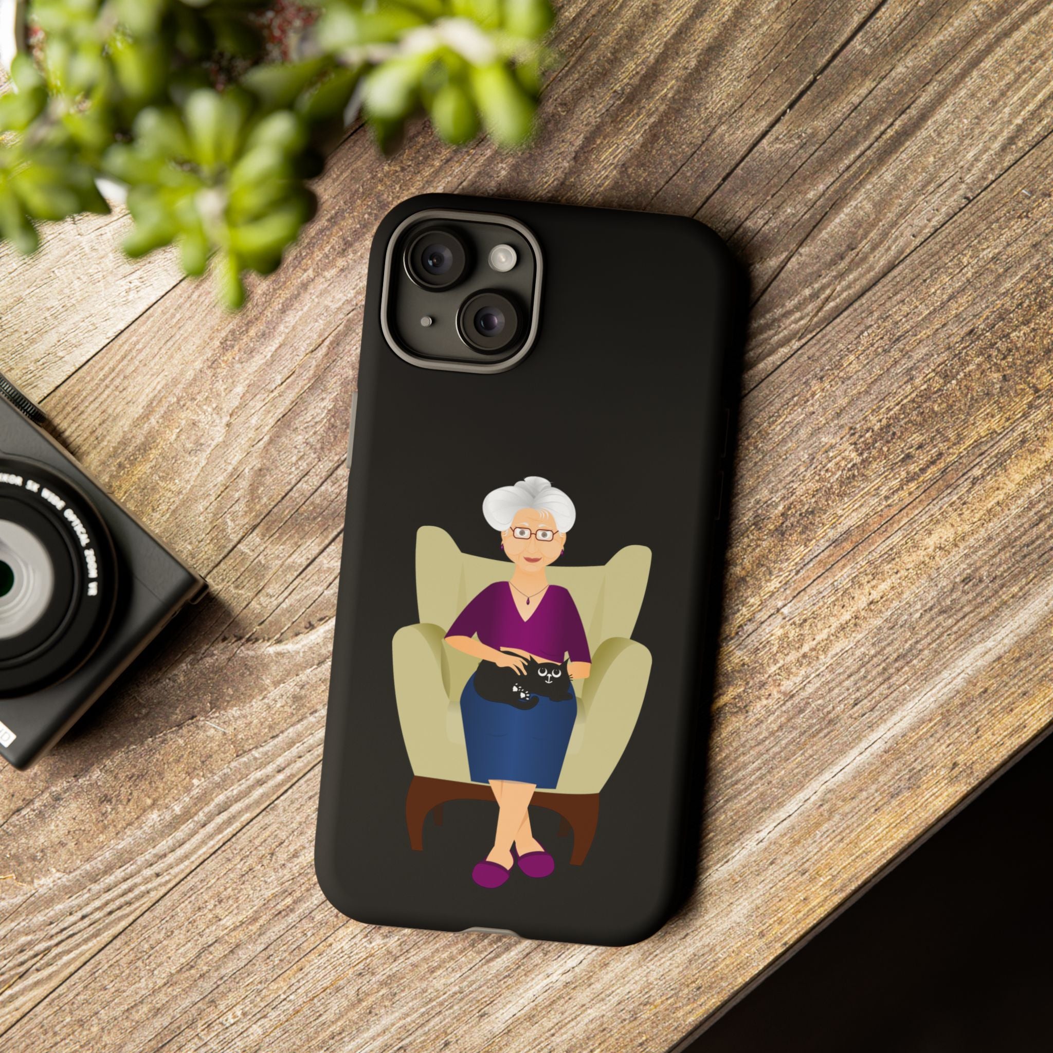 Grandma Phone Case, Tough Phone Cover for Grandparents, Durable Case for Seniors, Unique Gift for Grandmother, Personalized Tech Accessory