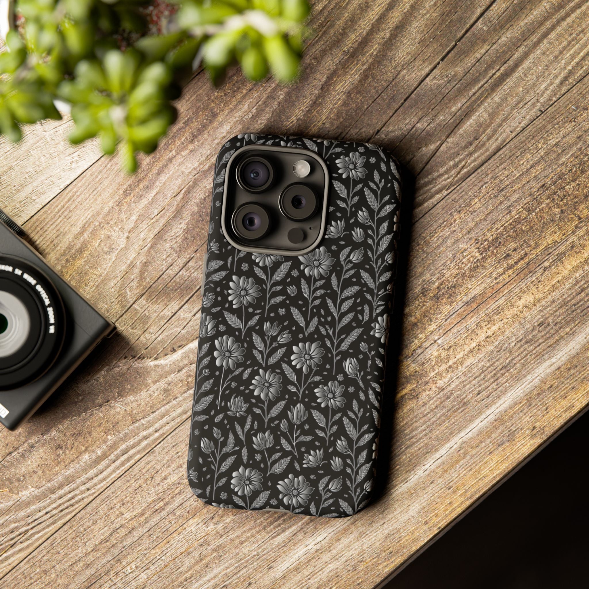 Stylish Floral Phone Case, Tough Floral Case, Botanical Phone Cover, Durable Floral Phone Protector, Gift for Her