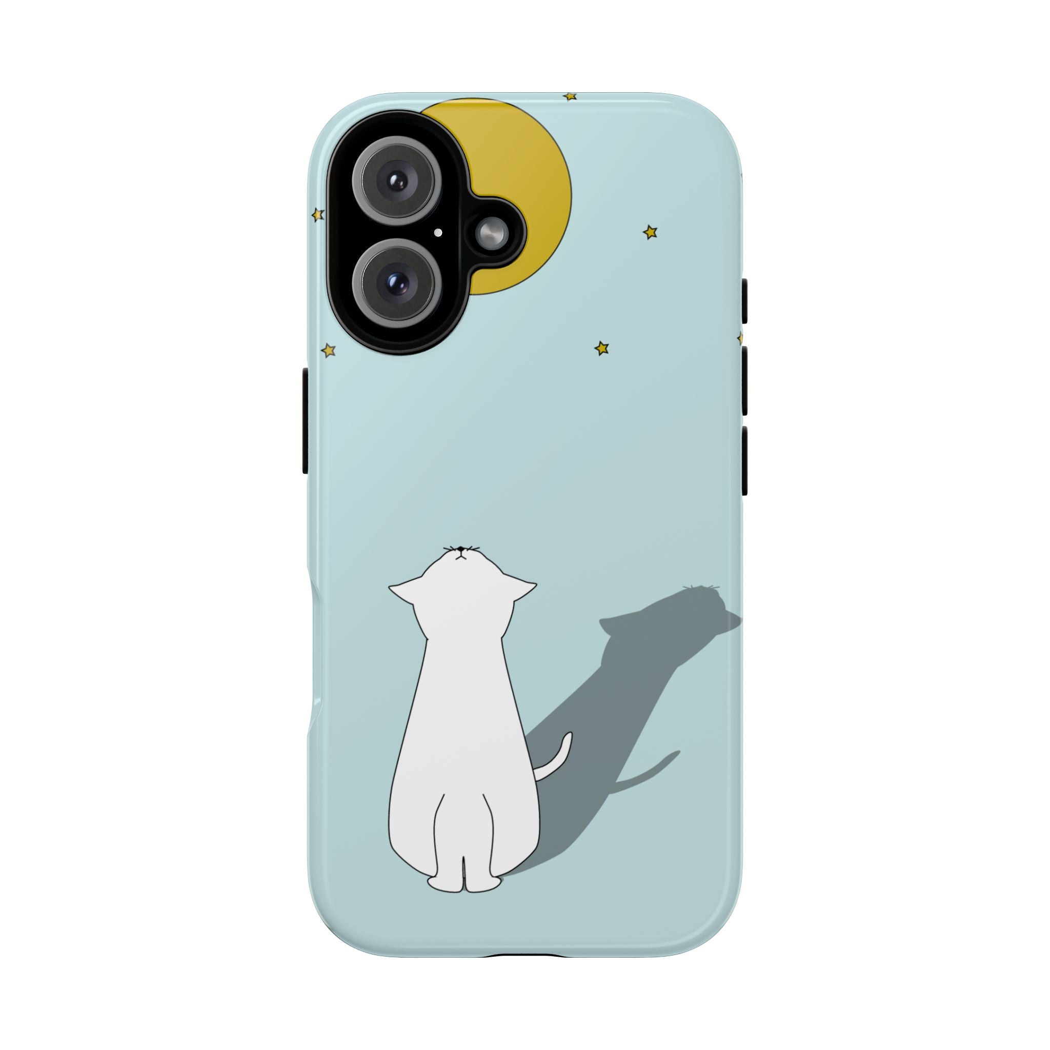 Cute Cat Phone Case, Tough Phone Cover, Pet Lover Gift, Unique Case, Animal Decor, Birthday Gift