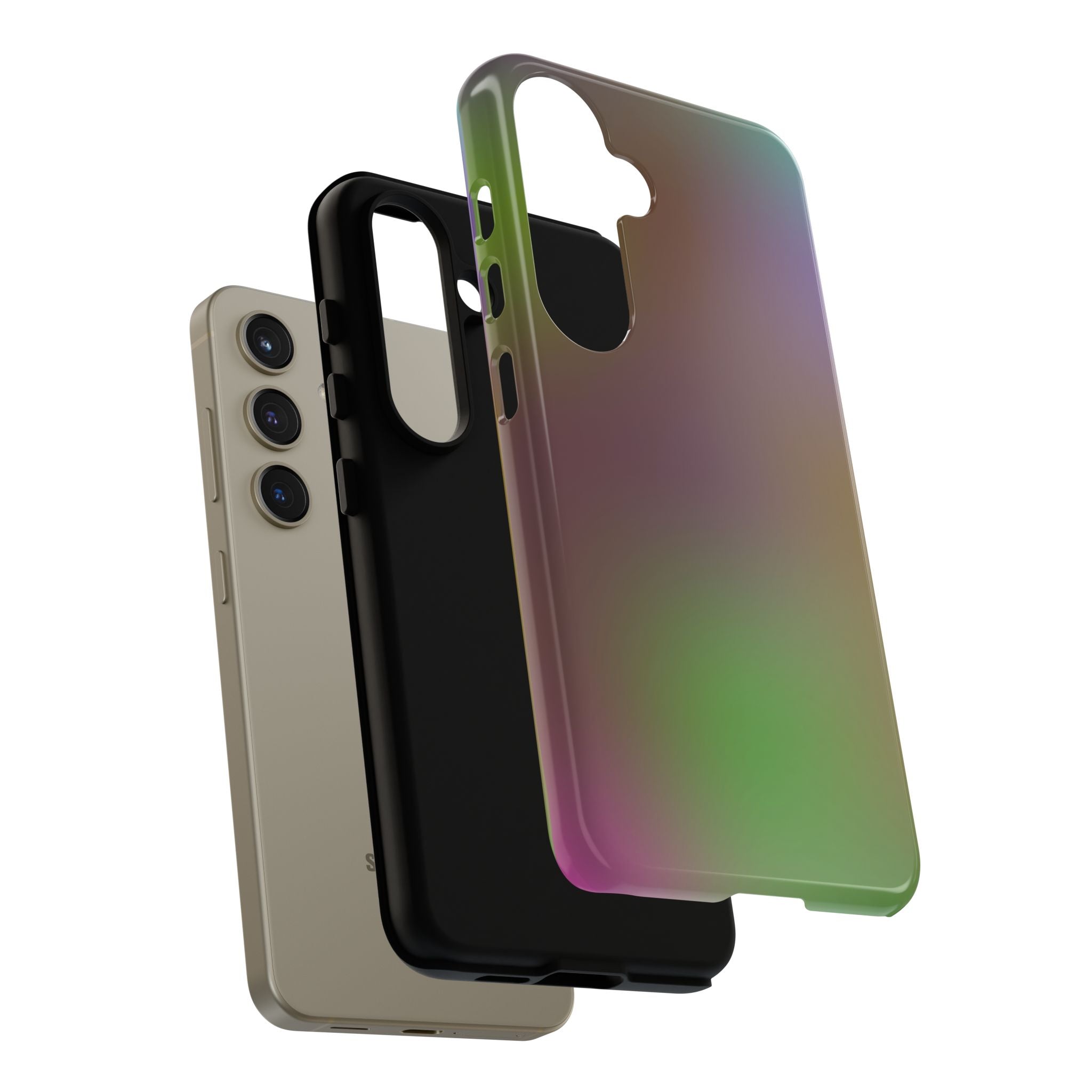 Colorful Gradient Phone Case, Tough Cases for Protection, Stylish Mobile Cover, Unique Gift, Modern Tech Accessory
