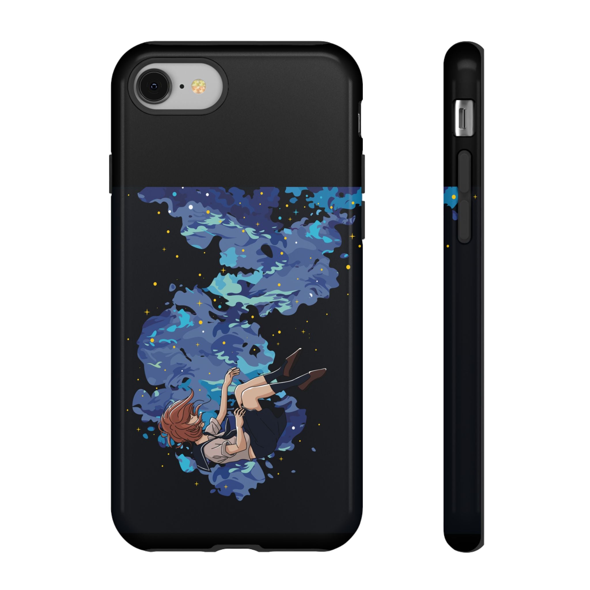 Tough Cases Phone Case - Artistic Galaxy Design, Cute Sleeve for Teens, Gift for Students, Unique Mobile Accessory, Trendy Tech Protection