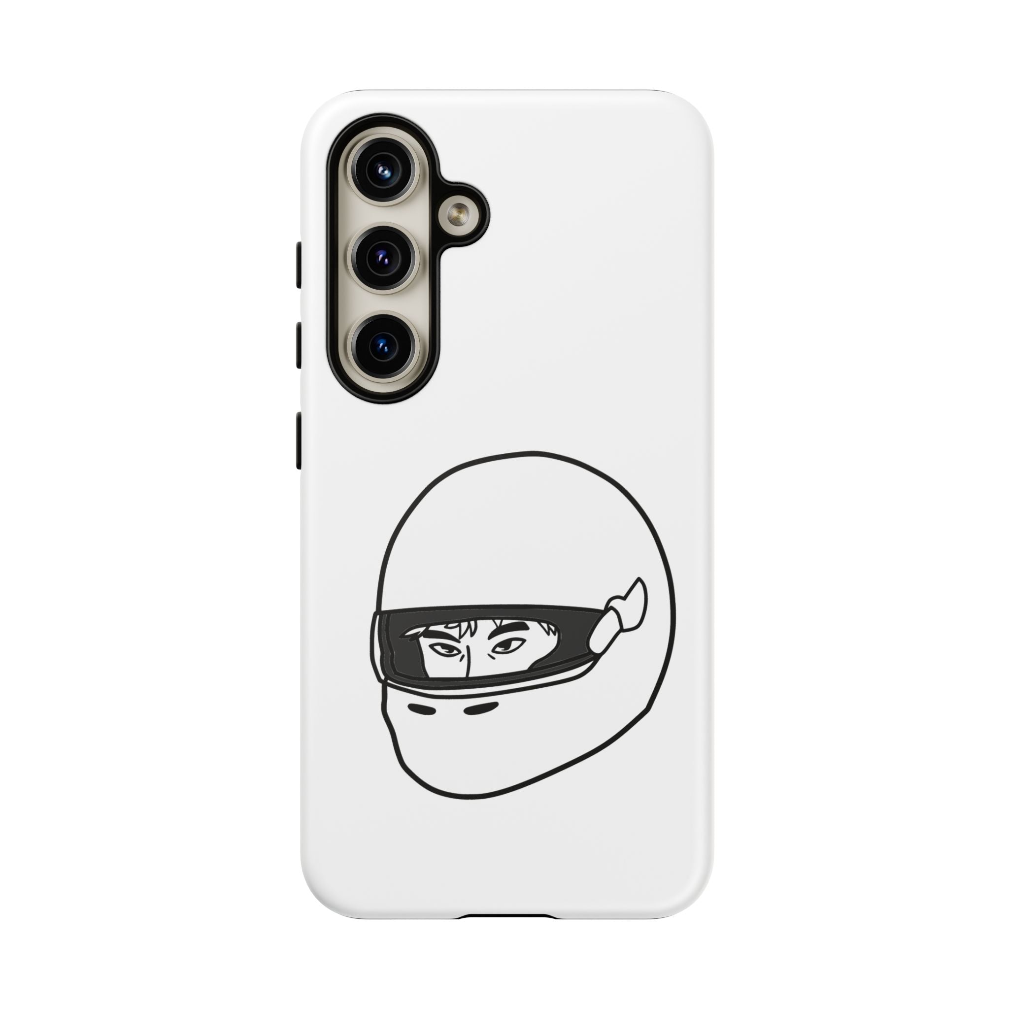 Stylish Phone Case with Racing Helmet Design | Tough Cases | Unique Gift, Motorcycle Enthusiast, Race Lover, Custom Accessory, Everyday Use