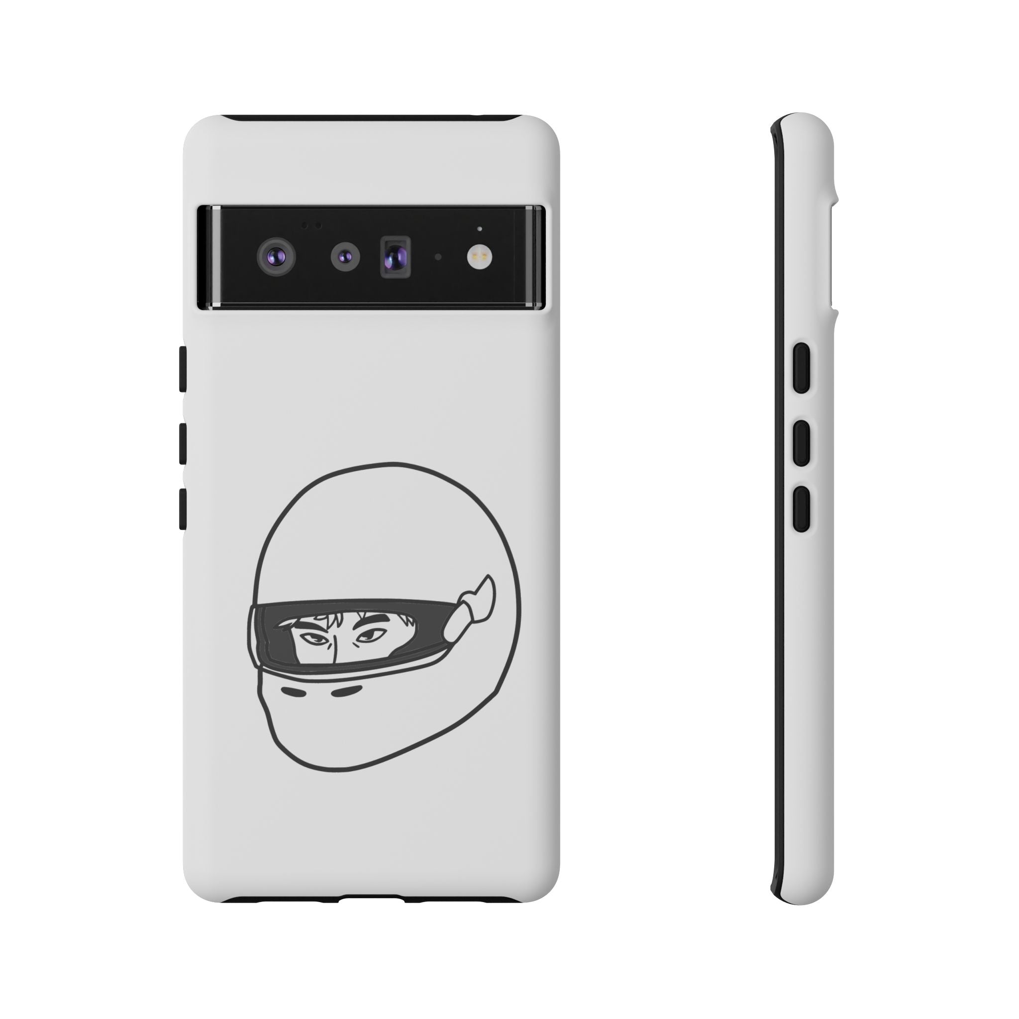 Stylish Phone Case with Racing Helmet Design | Tough Cases | Unique Gift, Motorcycle Enthusiast, Race Lover, Custom Accessory, Everyday Use