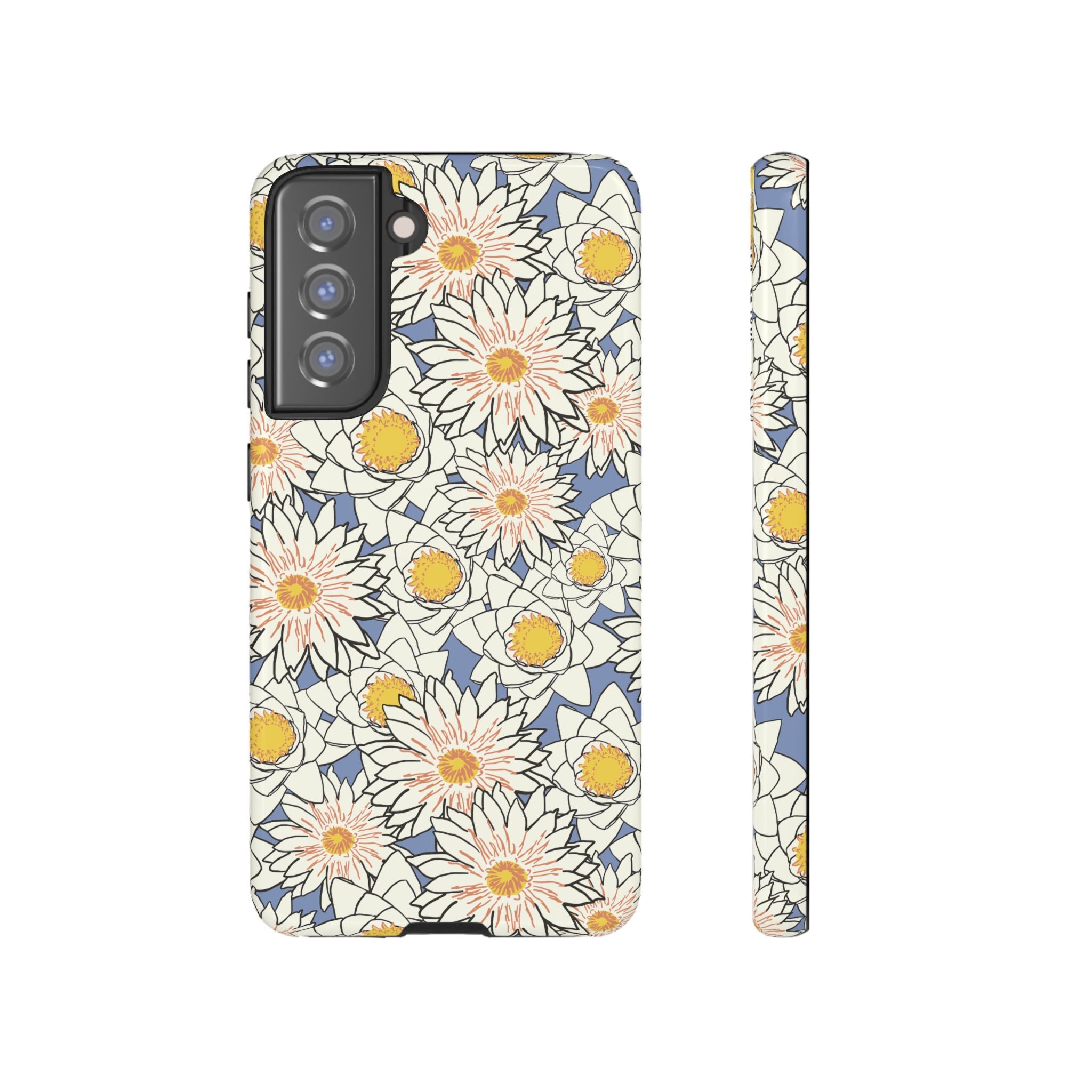 Stylish Phone Case, Floral Protective Cover, Gift for Nature Lovers, Trendy Tech Accessory, Customizable Phone Case