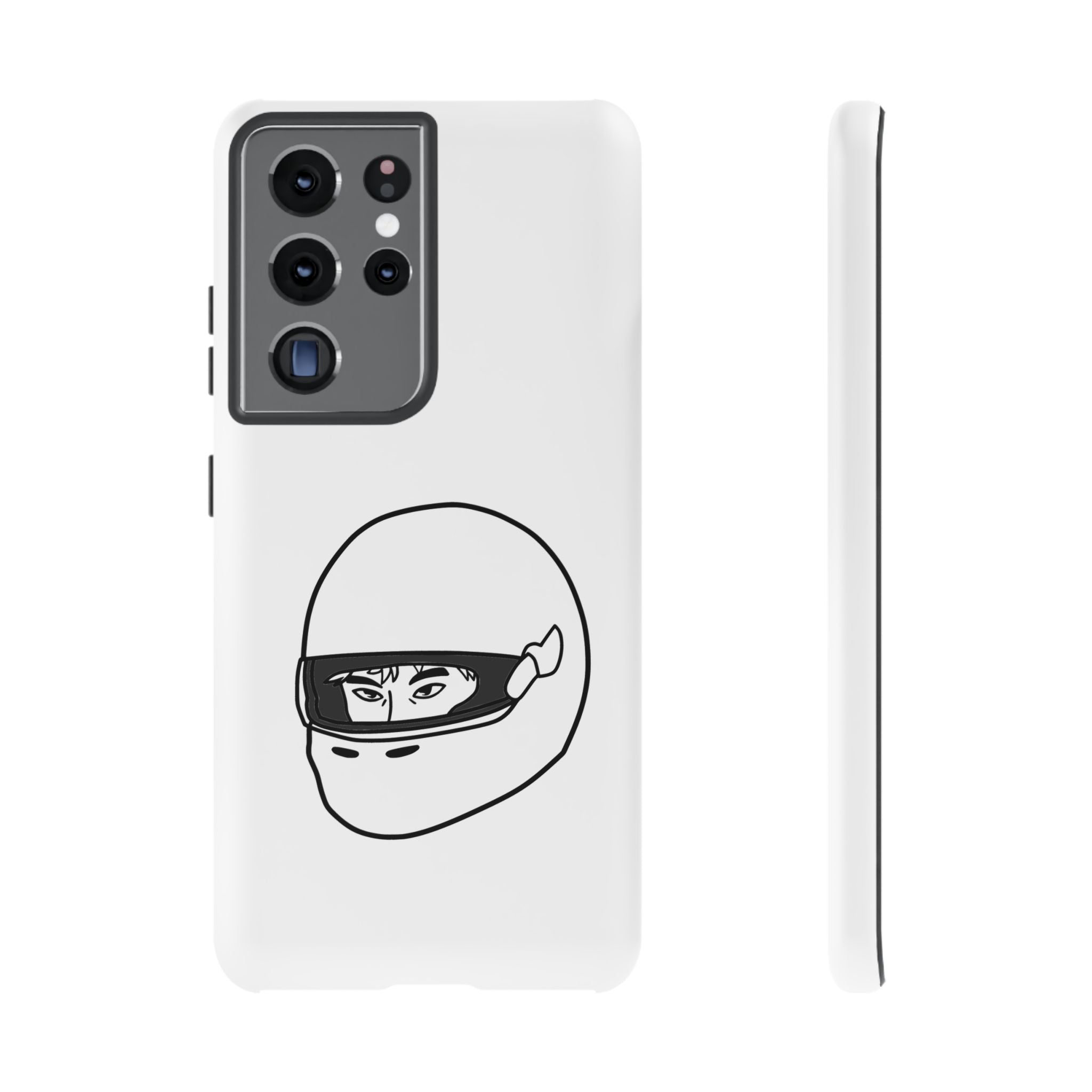 Stylish Phone Case with Racing Helmet Design | Tough Cases | Unique Gift, Motorcycle Enthusiast, Race Lover, Custom Accessory, Everyday Use