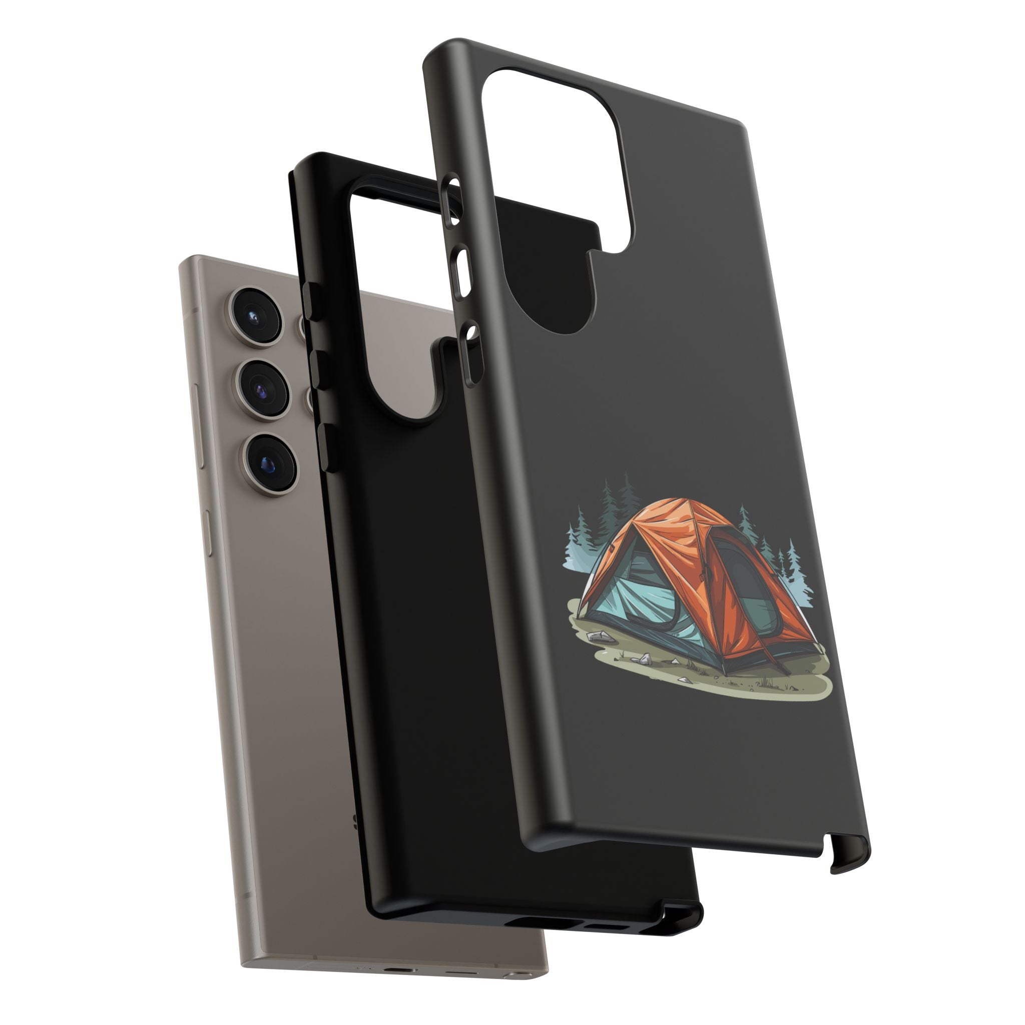 Camping Phone Case, Outdoor Adventure, Nature Lover Gift, Tough Cases, Hiking Accessory, Travel Gear, Camping Vibes