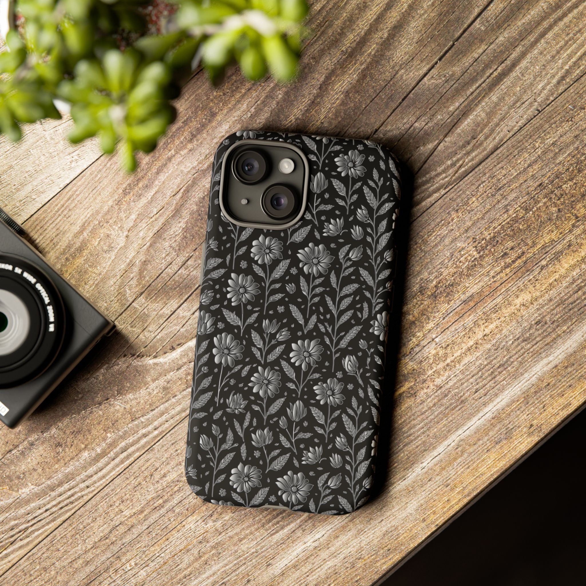 Stylish Floral Phone Case, Tough Floral Case, Botanical Phone Cover, Durable Floral Phone Protector, Gift for Her