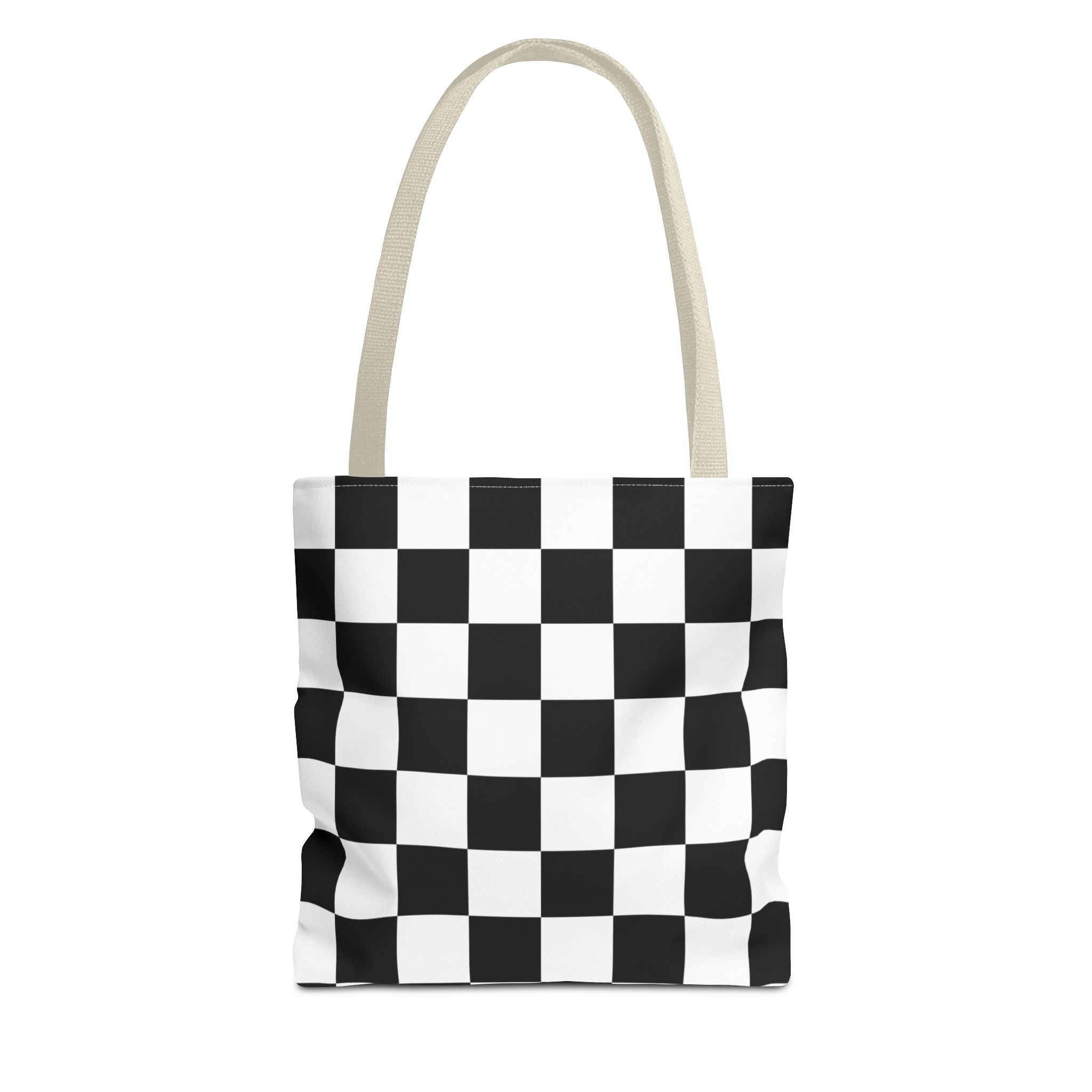Tote Bag Finish Line - Checkered Victory – Tote Bag for Racing Fans