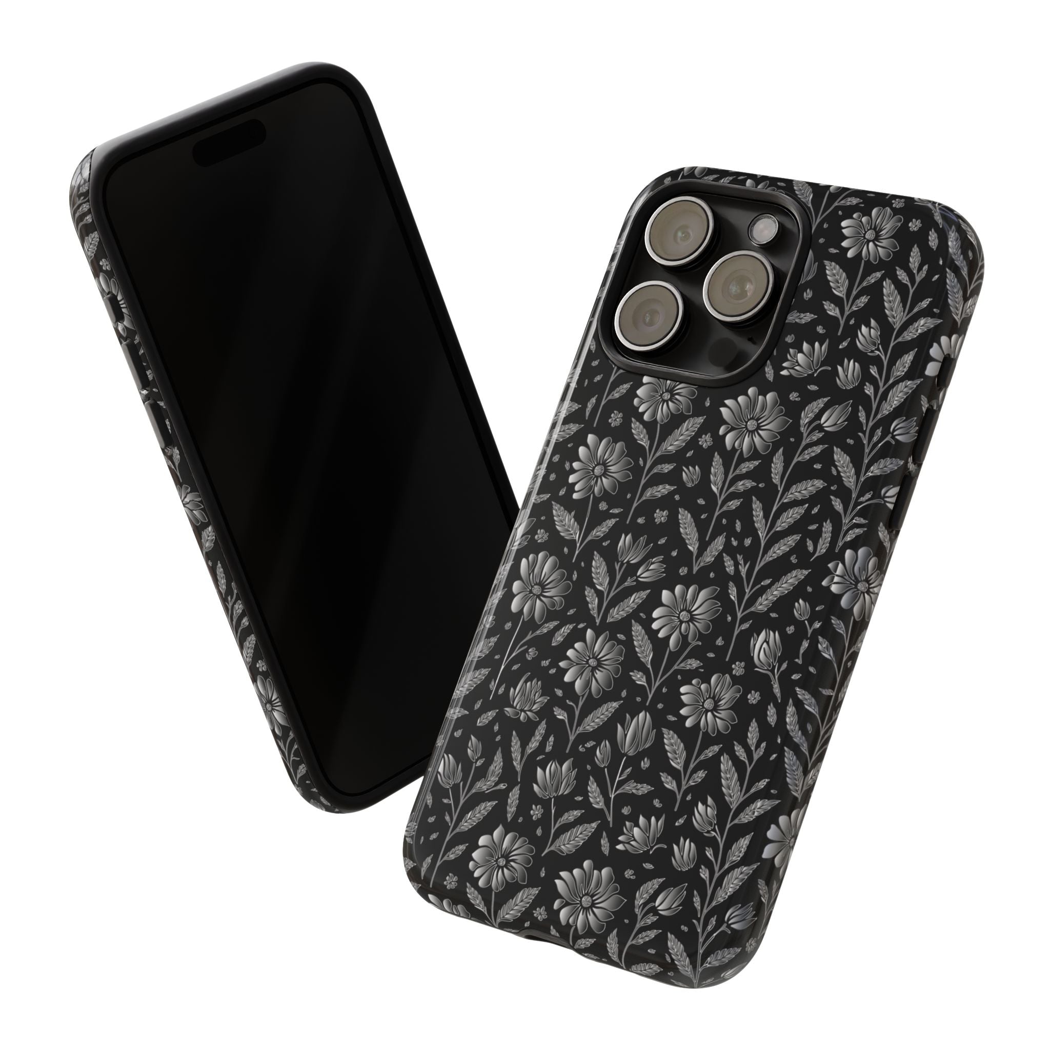 Stylish Floral Phone Case, Tough Floral Case, Botanical Phone Cover, Durable Floral Phone Protector, Gift for Her