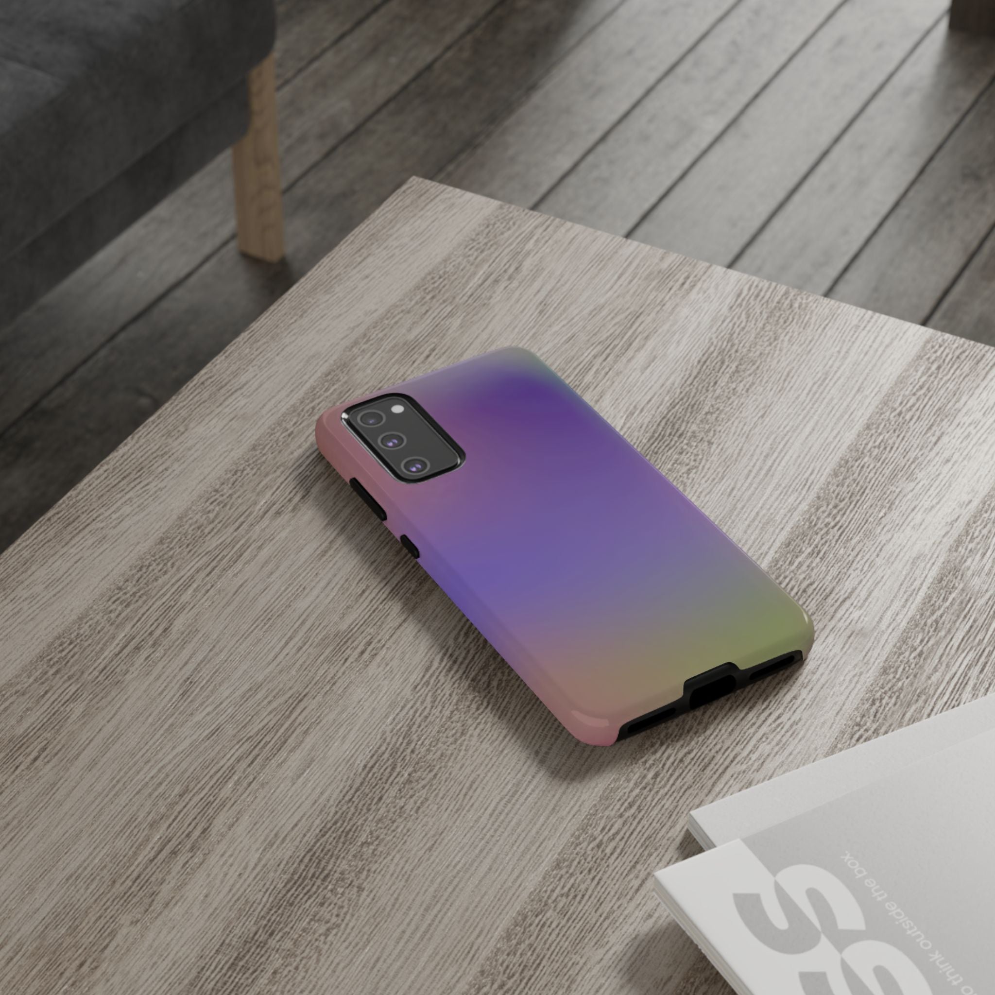 Colorful Phone Case, Tough Phone Cover, Gradient Design Case, Stylish Mobile Accessories, Unique Gift for Her