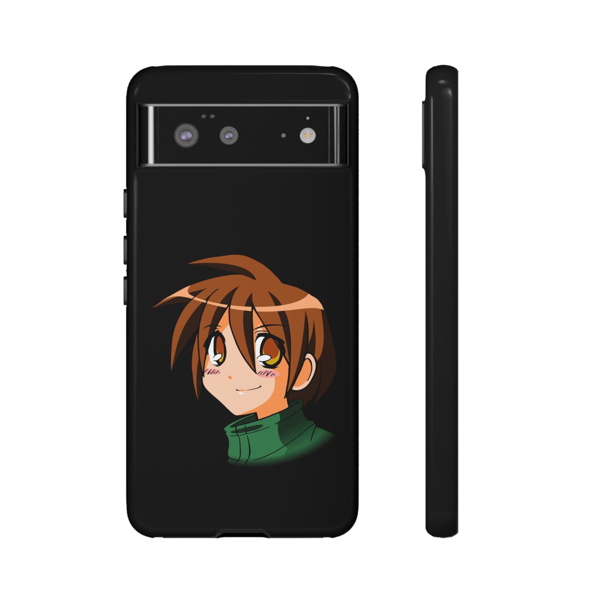 Anime Character Phone Case, Cute Phone Cover, Tough Cases for Teens, Customizable Gift, Geeky Accessories