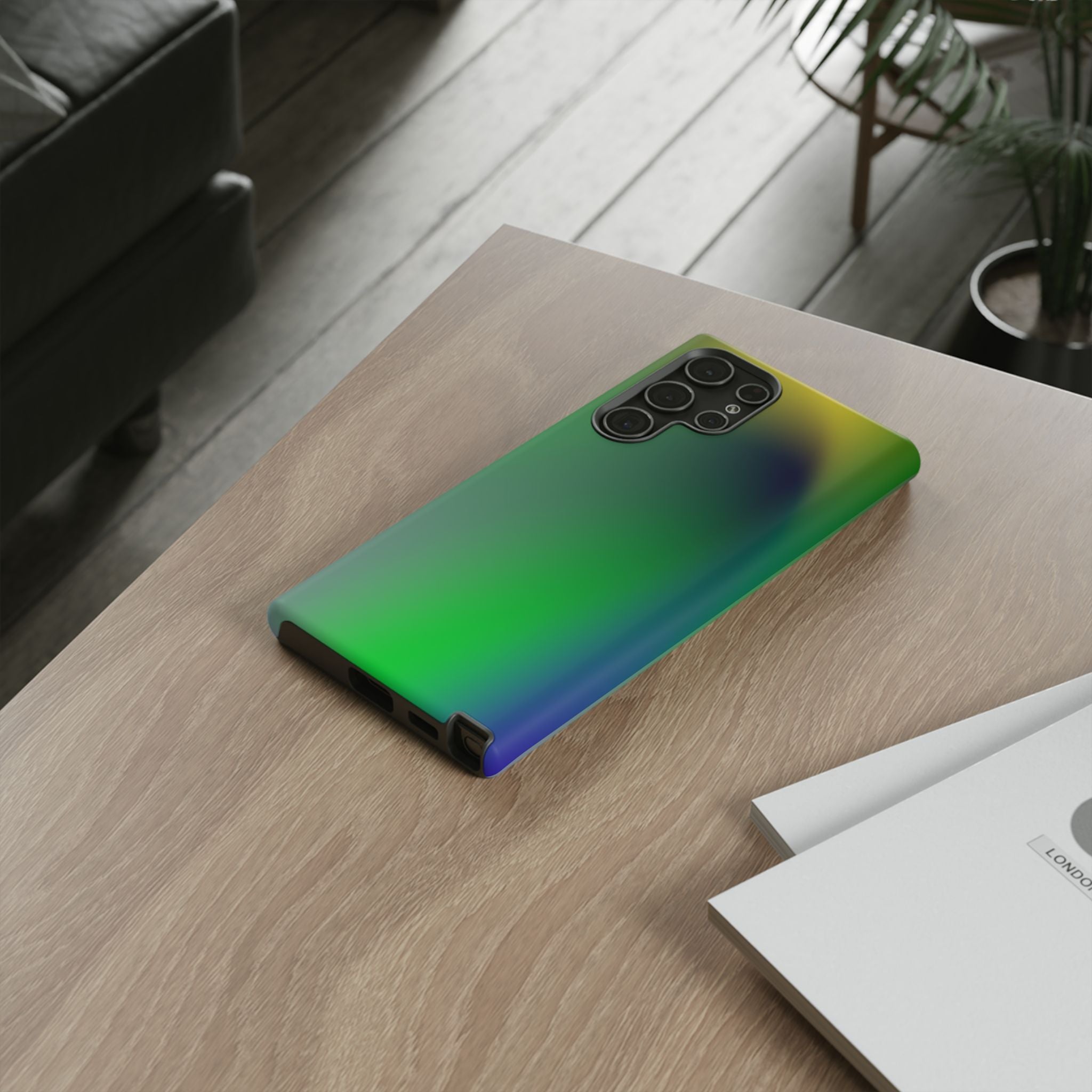 Gradient Phone Case - Tough Cases, Stylish Phone Cover, Gift for Tech Lovers, Unique Accessories, Modern Design
