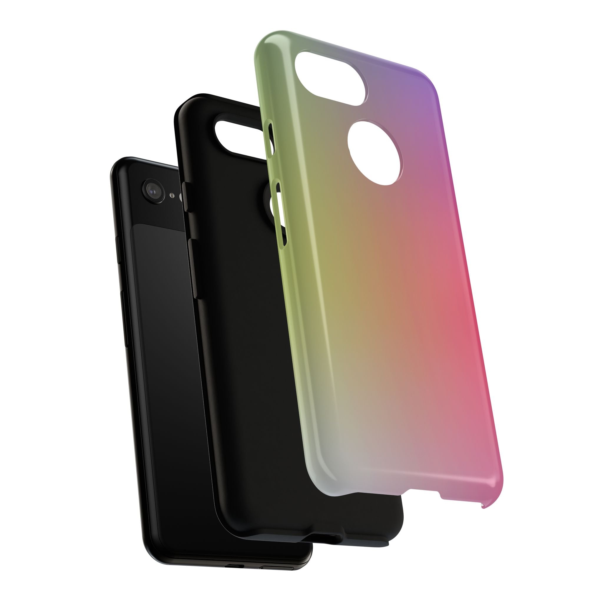 Gradient Phone Case, Tough Cases, Colorful Tech Accessory, Modern Phone Protection, Trendy Gift for Friends, Birthday, Holidays