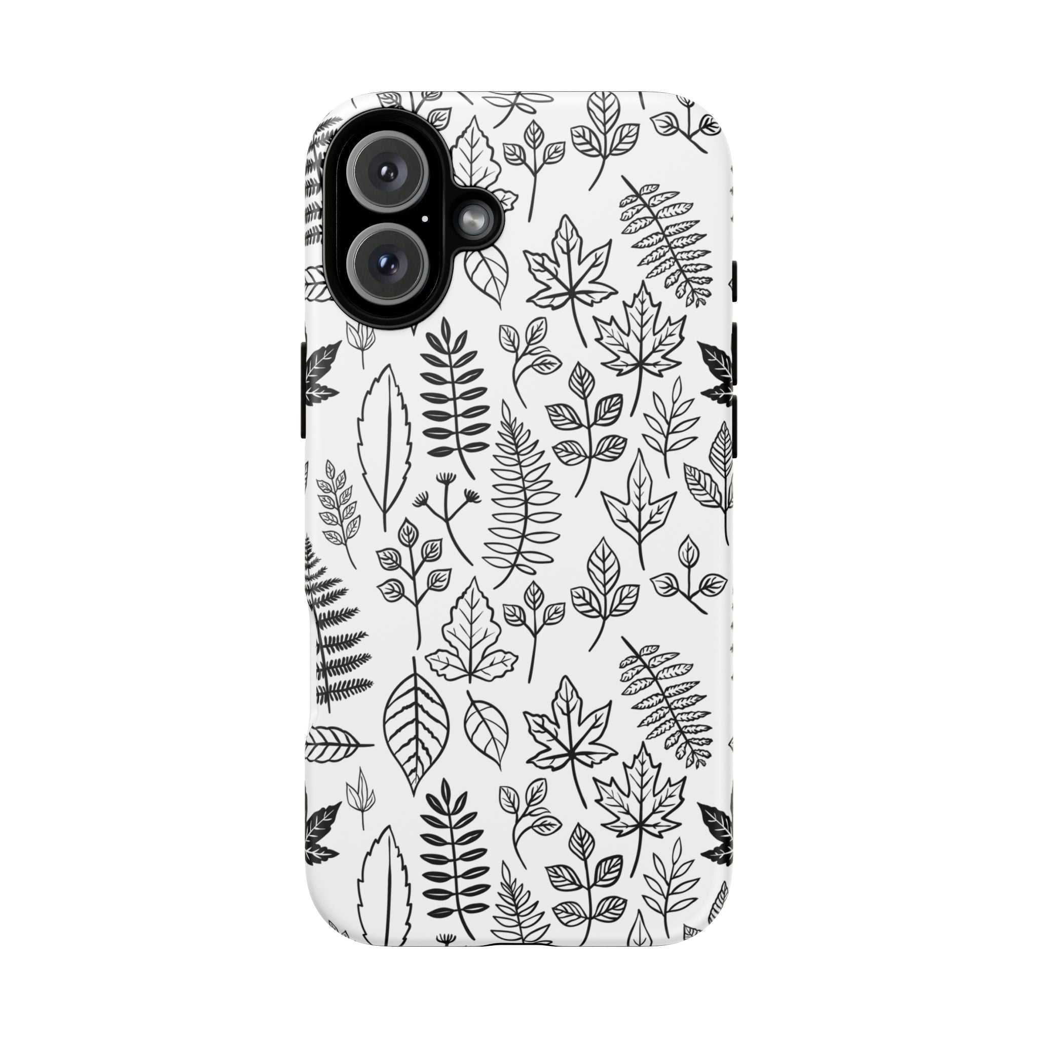 Stylish Phone Case for Nature Lovers, Botanical Design, Gift for Her, Fall Accessories, Customizable Tech Gear