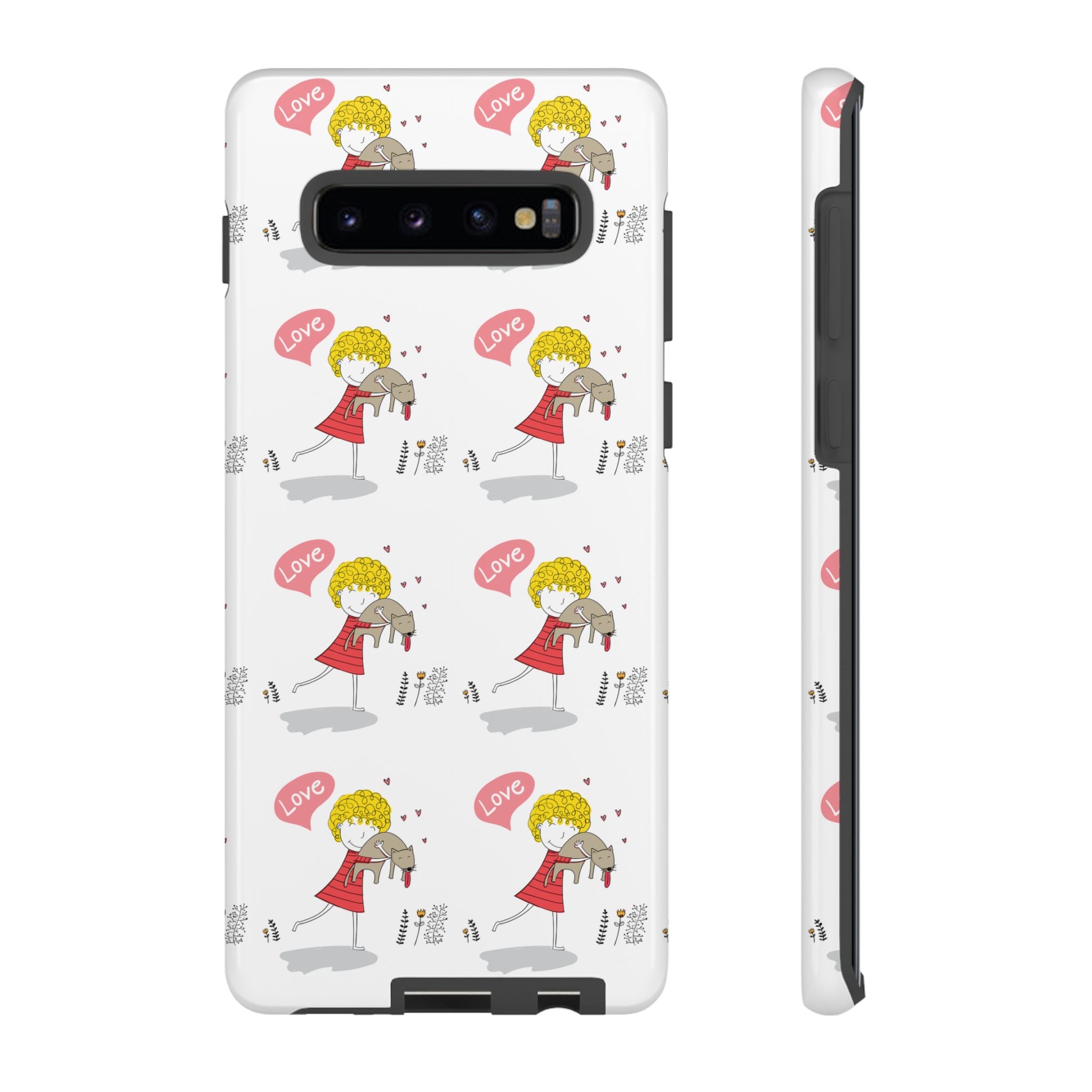 Love-Themed Phone Case | Cute Pet Lover Accessory, Perfect Gift for Birthdays, Anniversaries, Animal Lovers, Valentine's Day