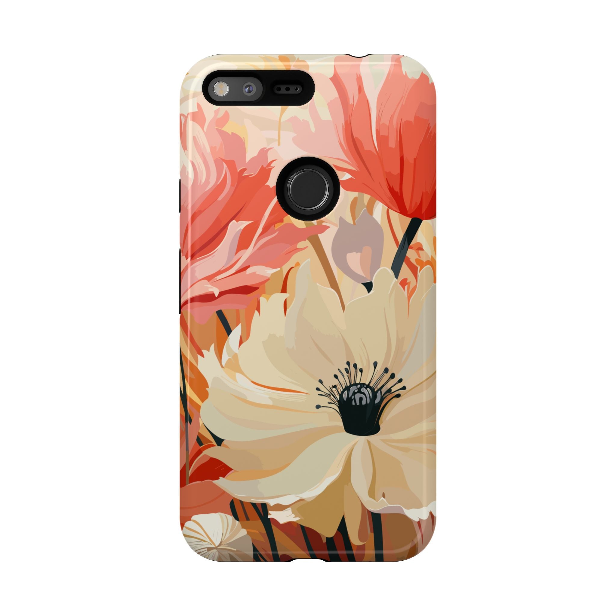 Floral Phone Case, Tough Protective Cover for Floral Lovers, Perfect Gift for Friends, Spring Celebration, Art Lovers Gift