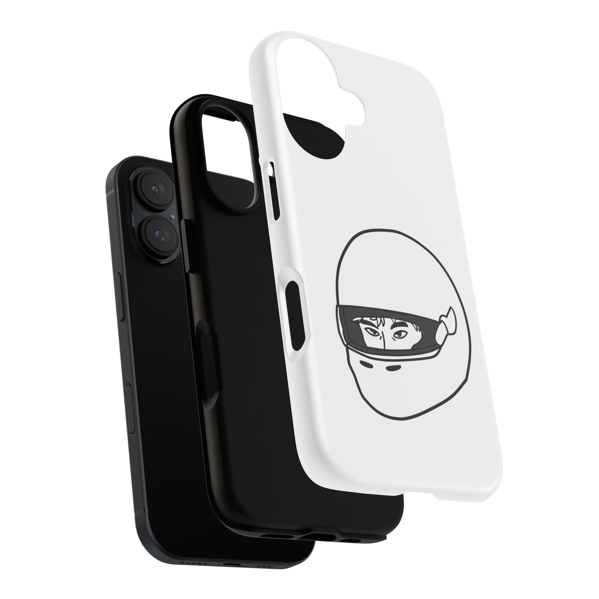 Stylish Phone Case with Racing Helmet Design | Tough Cases | Unique Gift, Motorcycle Enthusiast, Race Lover, Custom Accessory, Everyday Use
