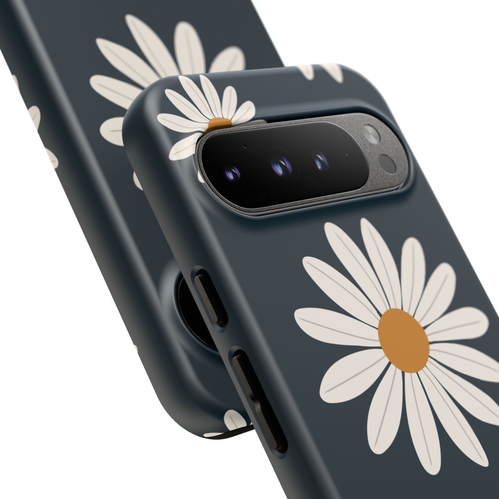 Daisy Phone Case, Floral Phone Cover, Tough Phone Case, Gift for Flower Lovers, Smartphone Accessory, Spring Design