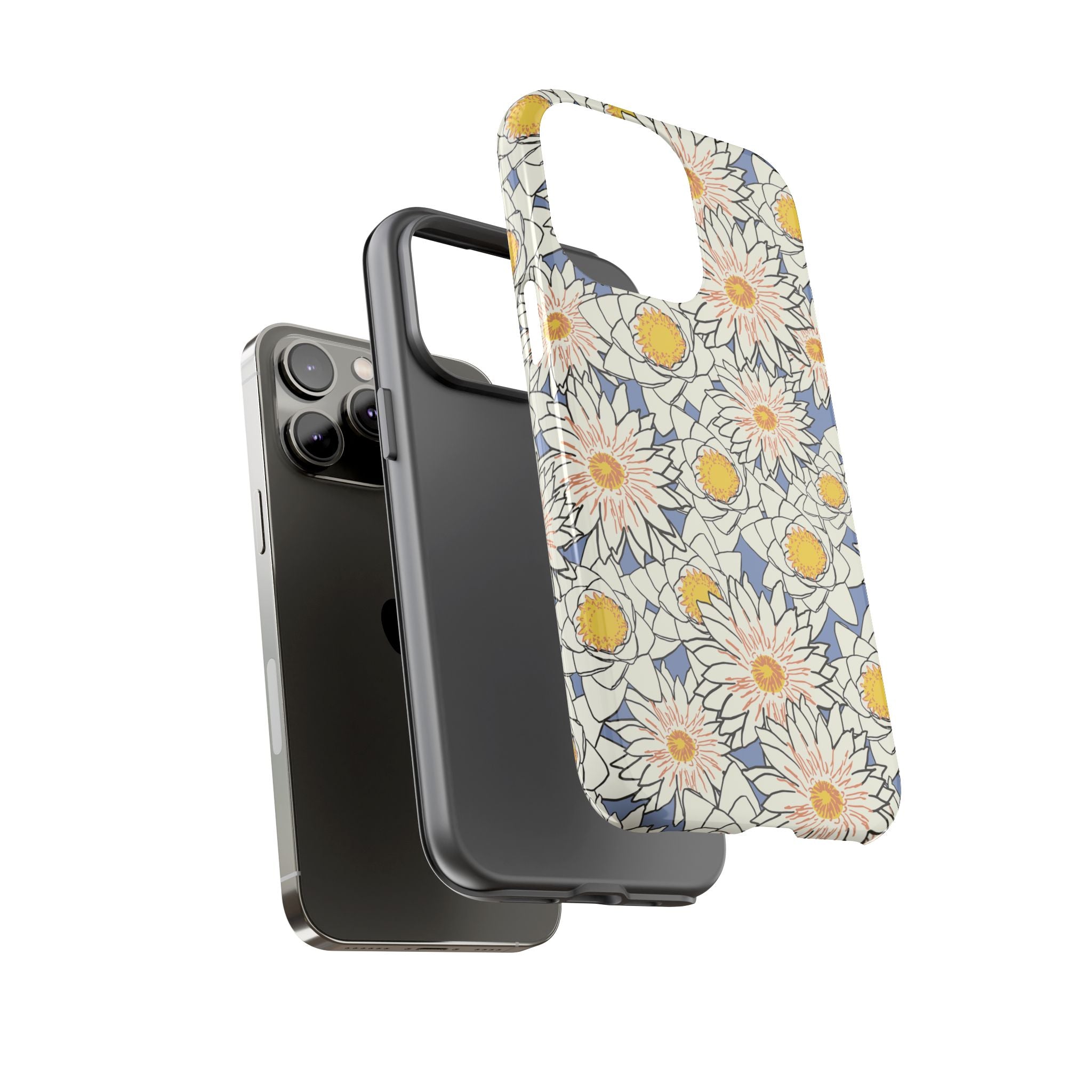 Stylish Phone Case, Floral Protective Cover, Gift for Nature Lovers, Trendy Tech Accessory, Customizable Phone Case