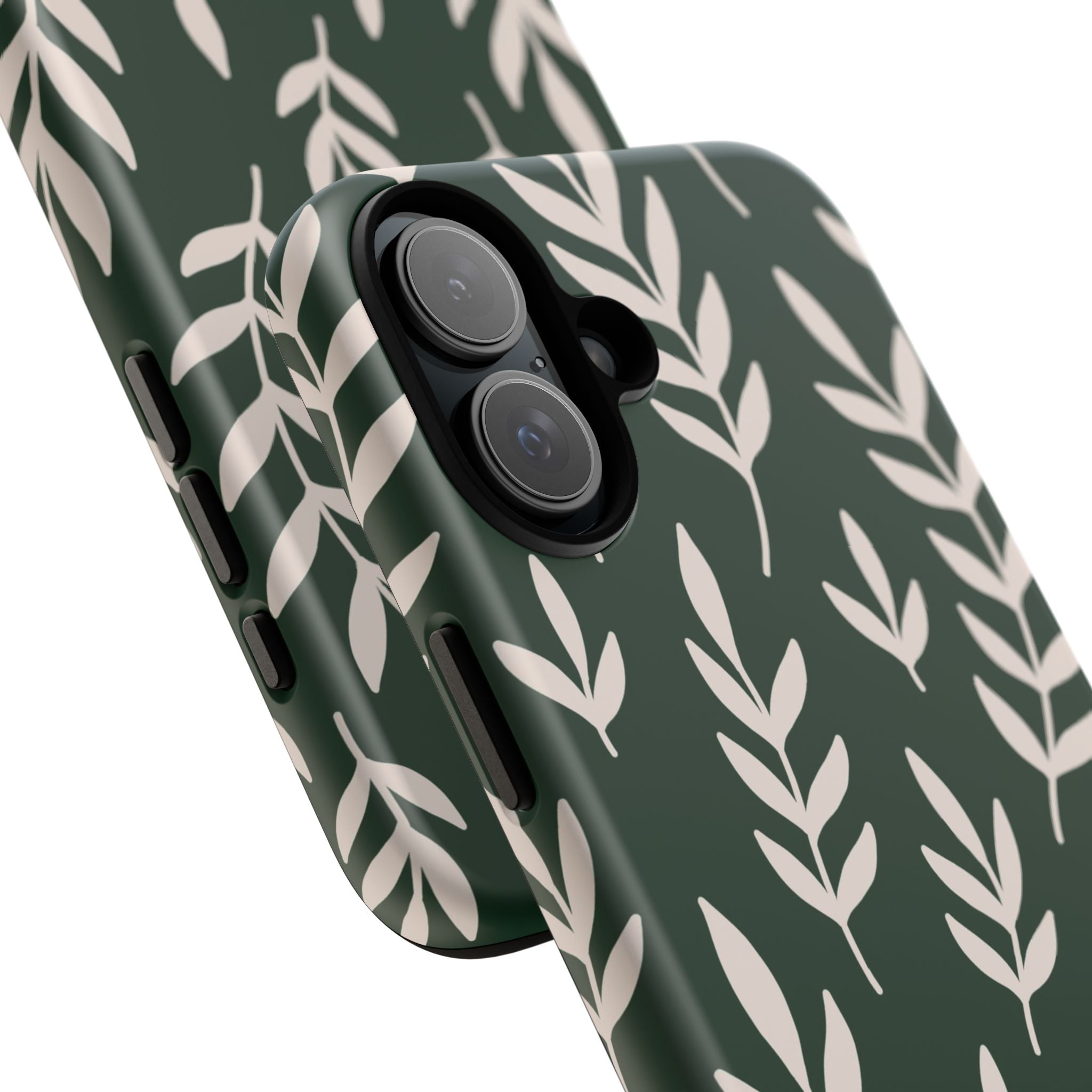Leafy Phone Case, Tough Cases for Nature Lovers, Green Leaf Design, Eco-Friendly, Stylish Mobile Cover, Gift for Her
