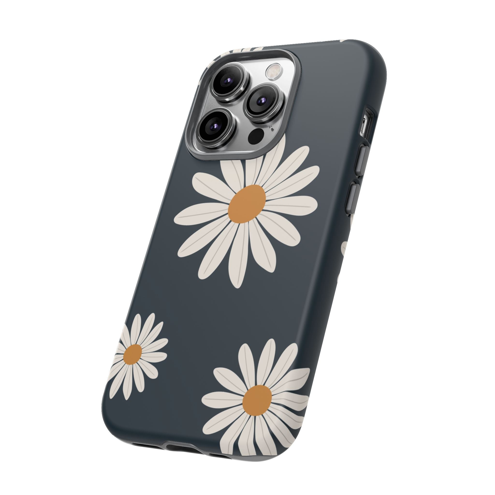 Daisy Phone Case, Floral Phone Cover, Tough Phone Case, Gift for Flower Lovers, Smartphone Accessory, Spring Design