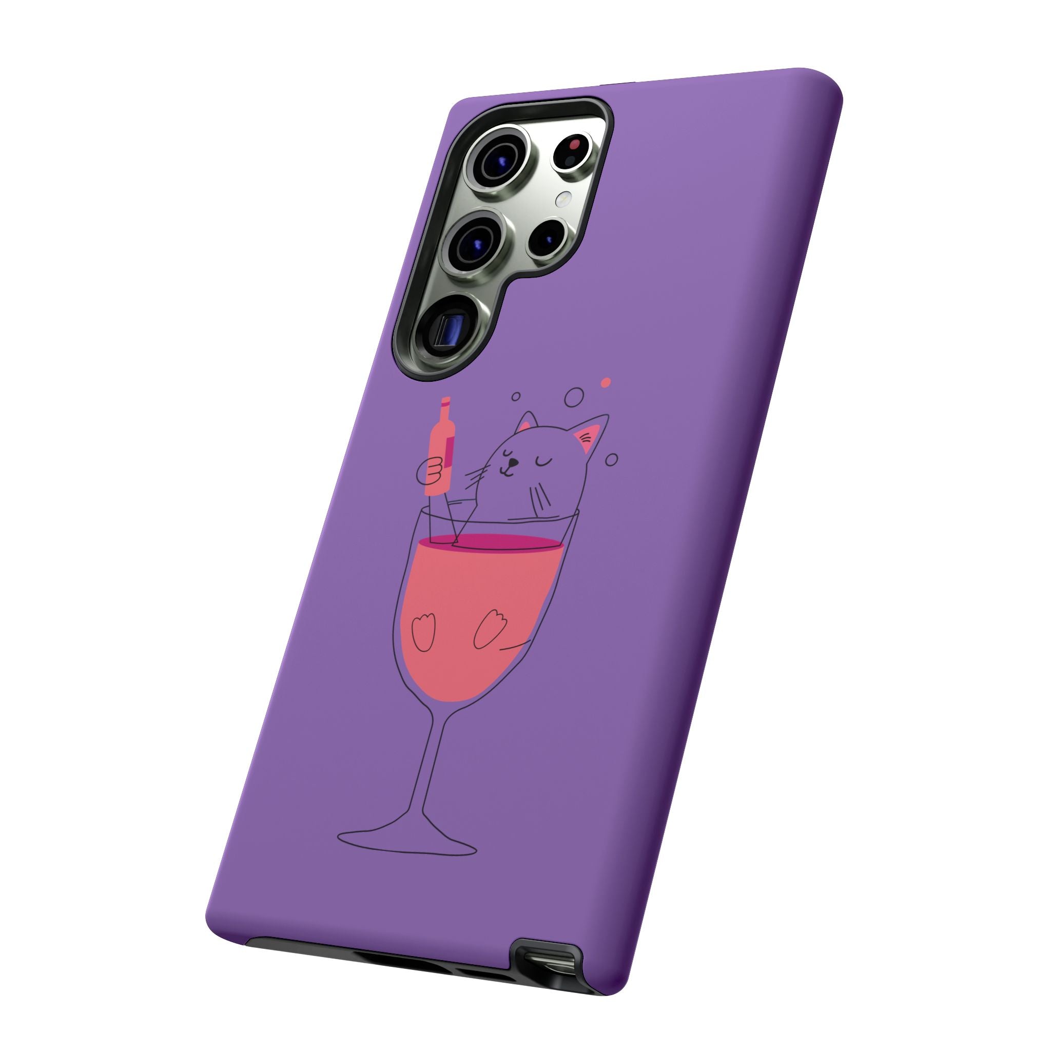 Cute Cat Phone Case, Fun Gift for Cat Lovers, Colorful Phone Cover, Pet Lover Accessory, Unique Cat Themed Case
