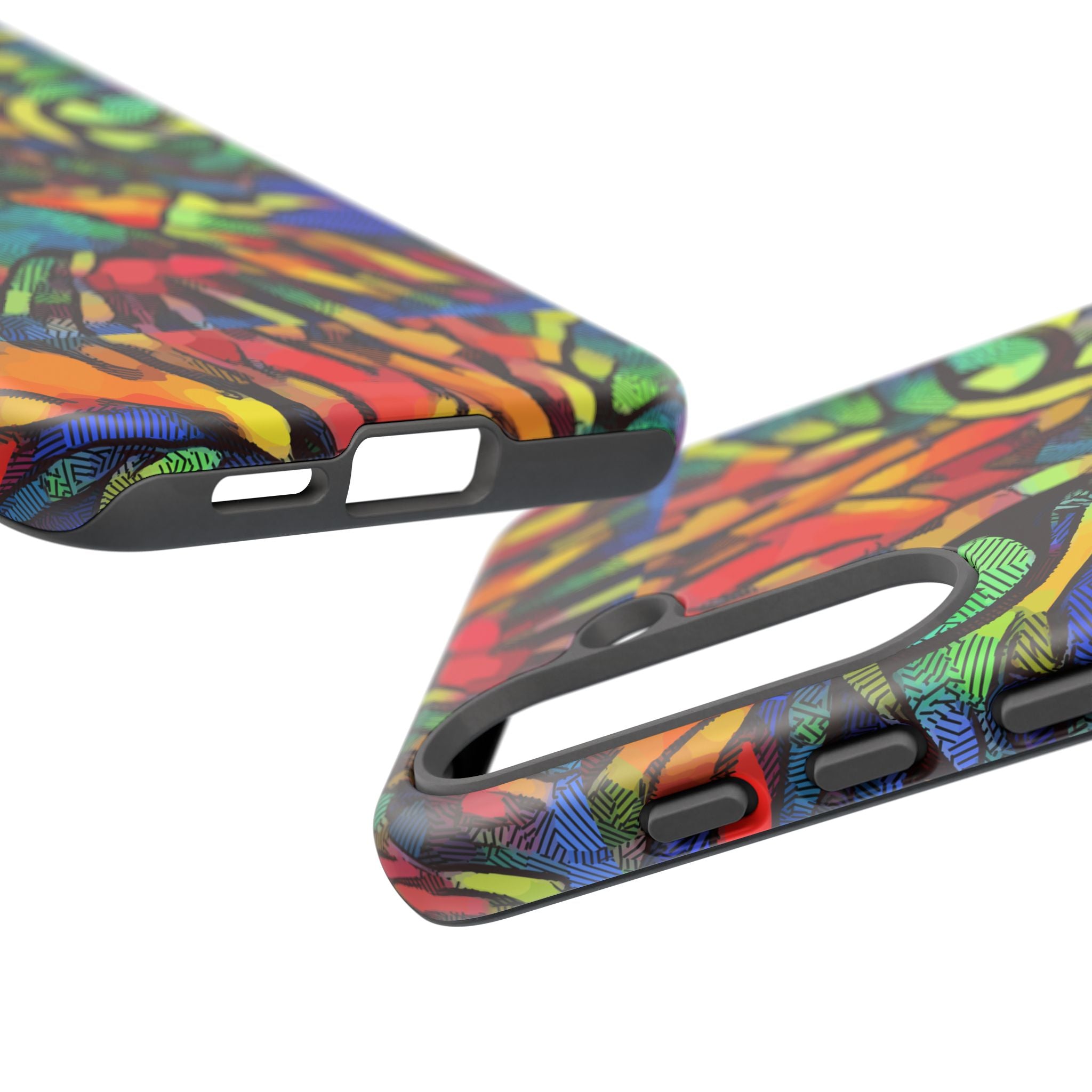 Colorful Phone Cases for Vibrant Style - Tough Cases, Unique Gifts, Animal Print, Artistic Design, Phone Accessories, Eco-Friendly
