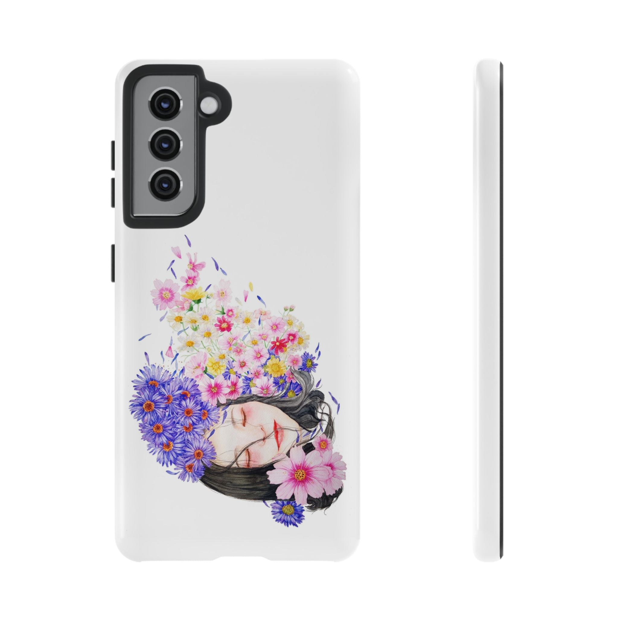 Floral Phone Case | Tough Cases | Cute Floral Design, Gift for Her, Spring Accessory, Mother's Day Gift, Stylish Protection