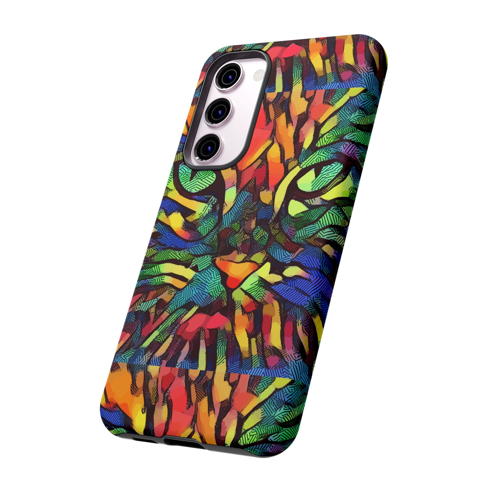 Colorful Phone Cases for Vibrant Style - Tough Cases, Unique Gifts, Animal Print, Artistic Design, Phone Accessories, Eco-Friendly