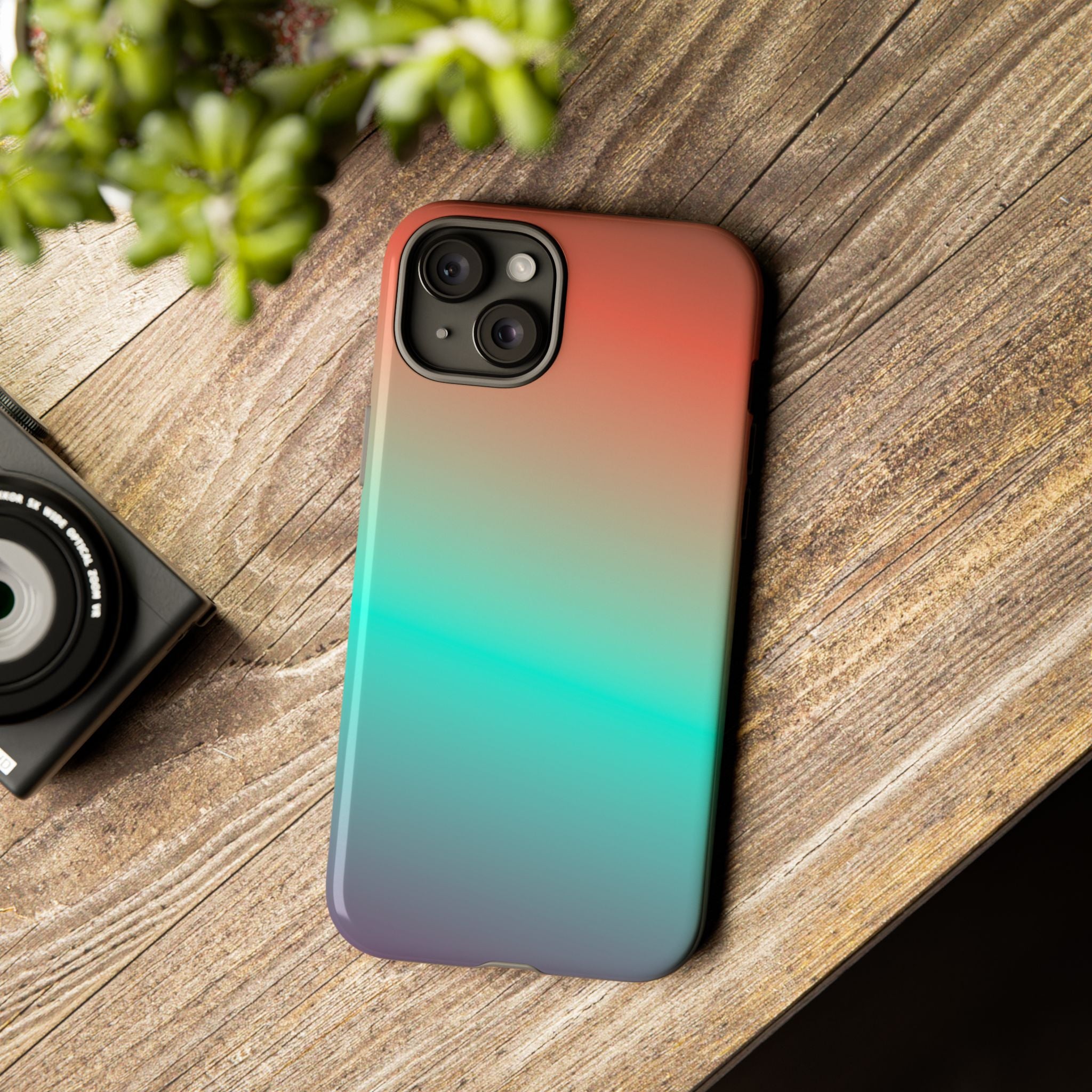 Gradient Phone Case, Tough Cases for Protection, Stylish iPhone Cover, Trendy Mobile Accessory, Perfect Gift for Tech Lovers