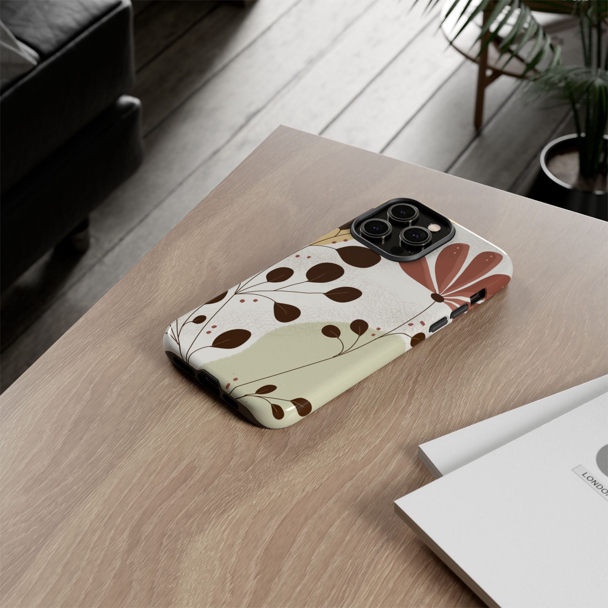 Floral Phone Case - Stylish Tough Cases for Women, Trendy Phone Cover, Gift for Her, Birthday Present, Everyday Use