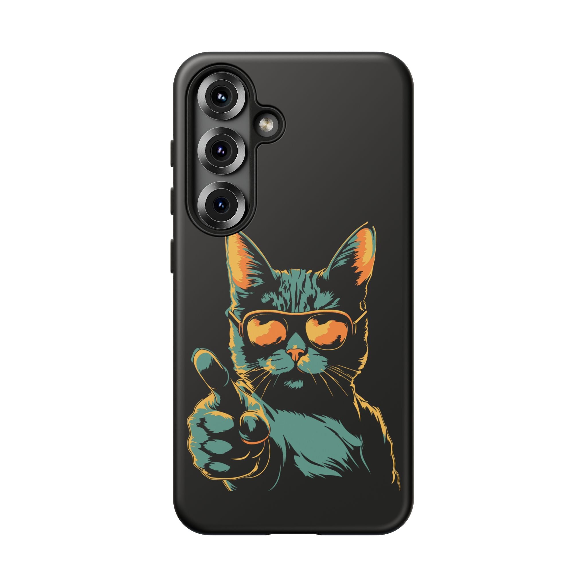 Cool Cat Phone Case, Stylish Phone Cover, Pet Lover Gift, Cute Cat Design, Fun Cat Accessories