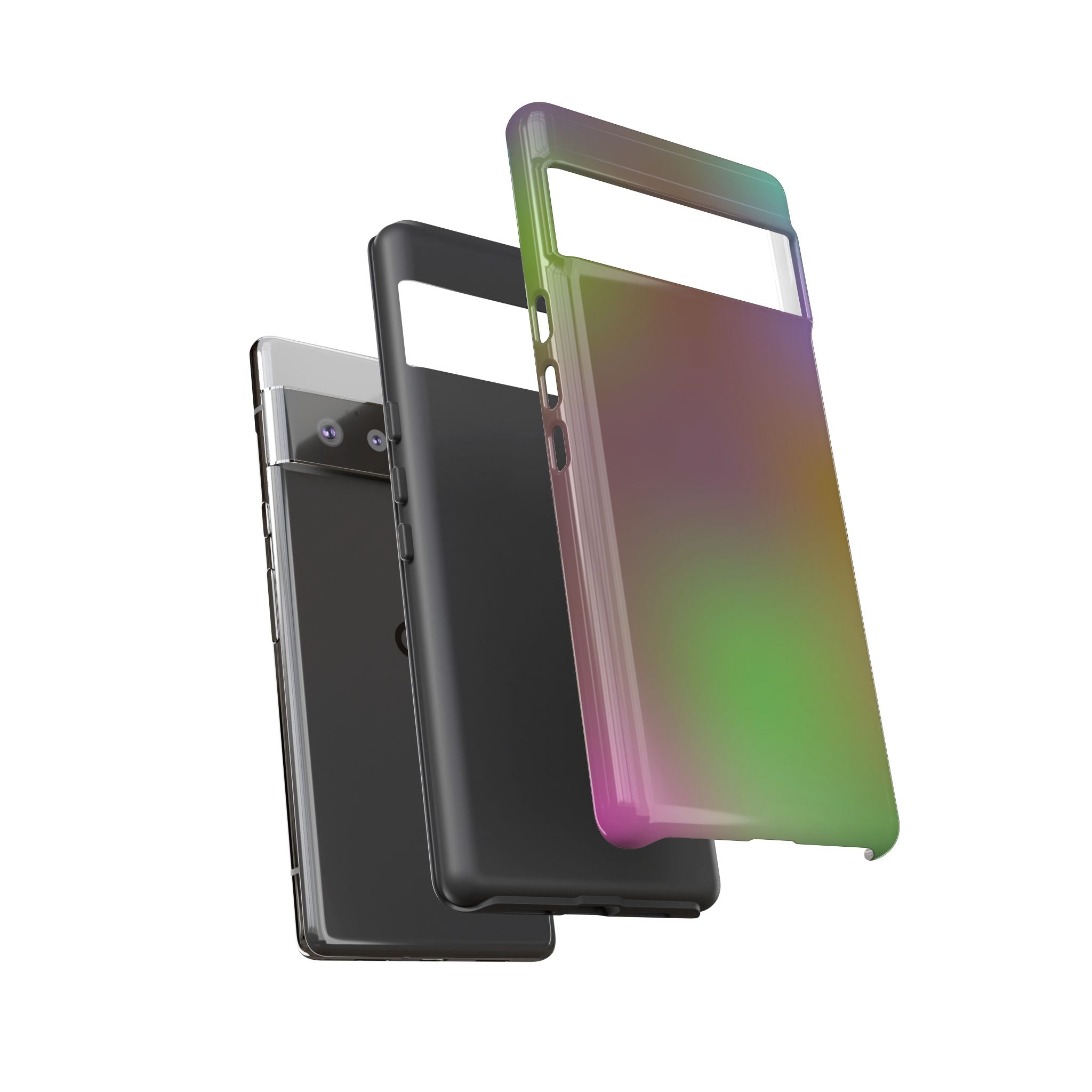 Colorful Gradient Phone Case, Tough Cases for Protection, Stylish Mobile Cover, Unique Gift, Modern Tech Accessory