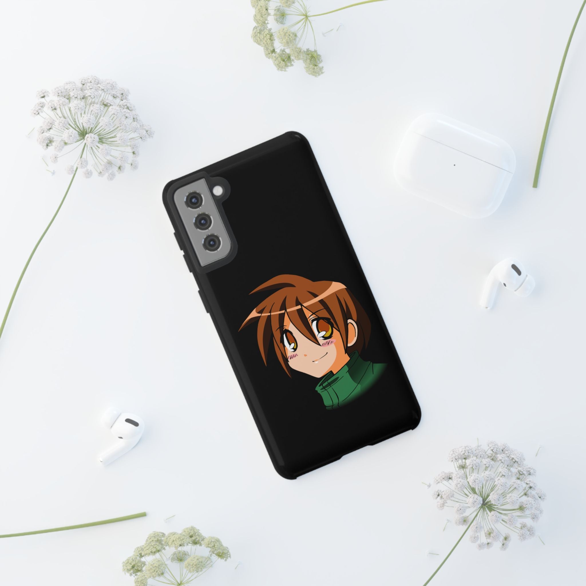 Anime Character Phone Case, Cute Phone Cover, Tough Cases for Teens, Customizable Gift, Geeky Accessories
