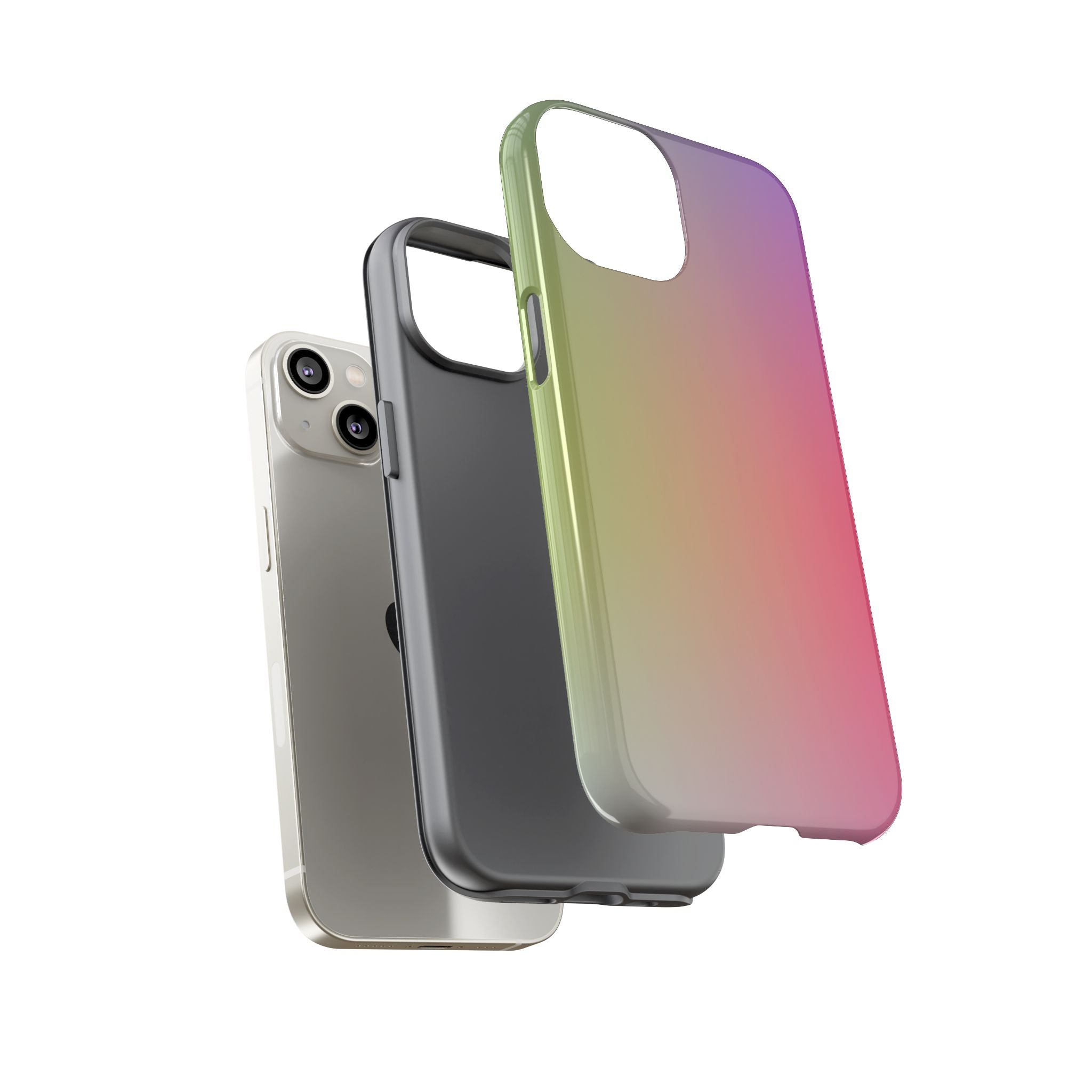 Gradient Phone Case, Tough Cases, Colorful Tech Accessory, Modern Phone Protection, Trendy Gift for Friends, Birthday, Holidays