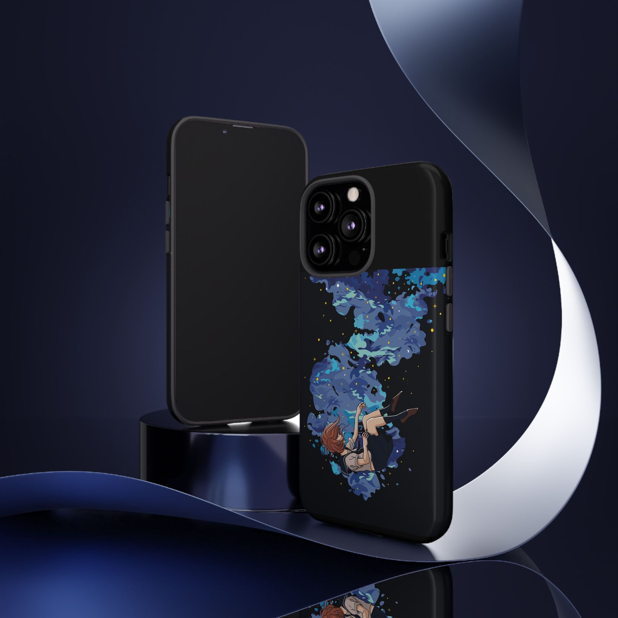 Tough Cases Phone Case - Artistic Galaxy Design, Cute Sleeve for Teens, Gift for Students, Unique Mobile Accessory, Trendy Tech Protection