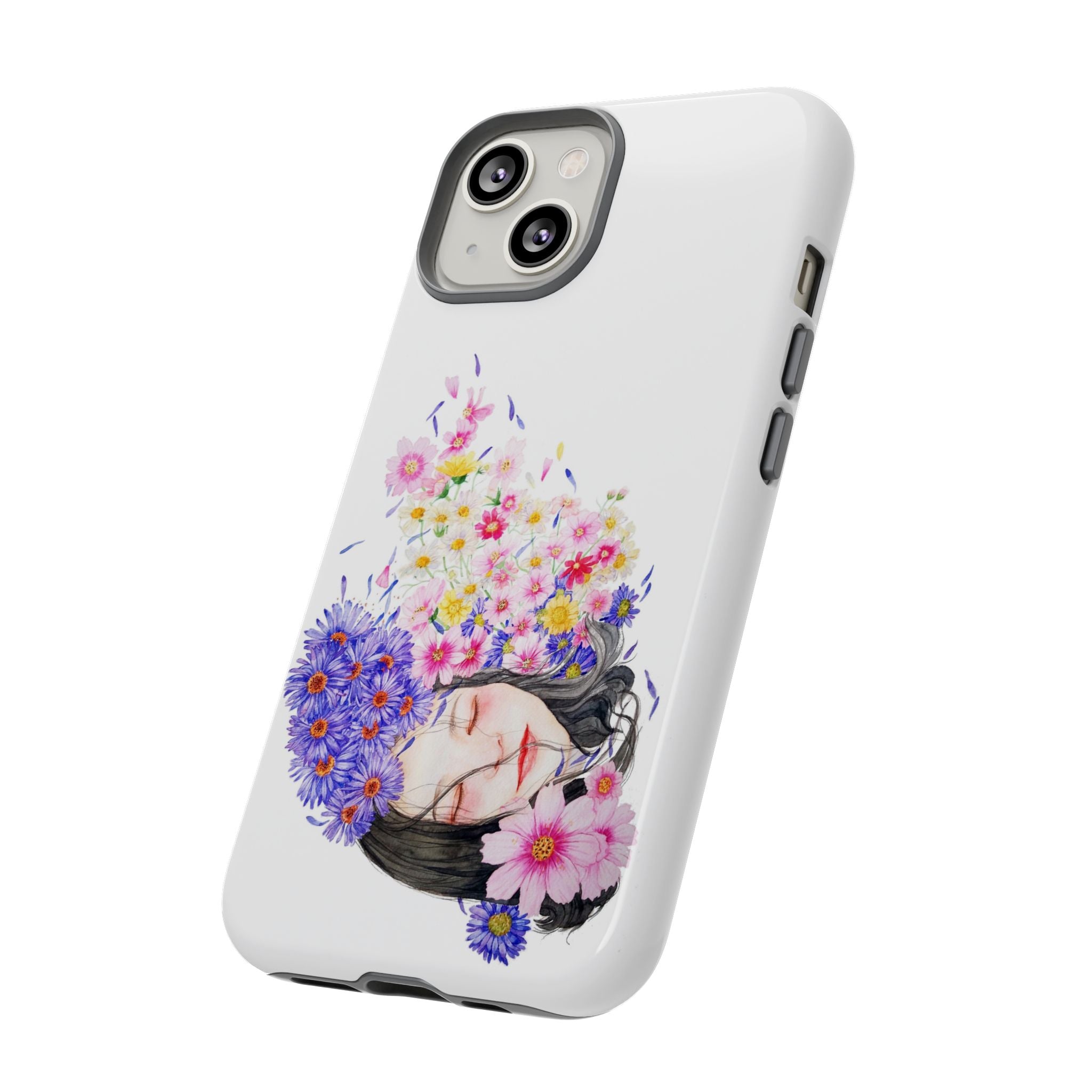 Floral Phone Case | Tough Cases | Cute Floral Design, Gift for Her, Spring Accessory, Mother's Day Gift, Stylish Protection