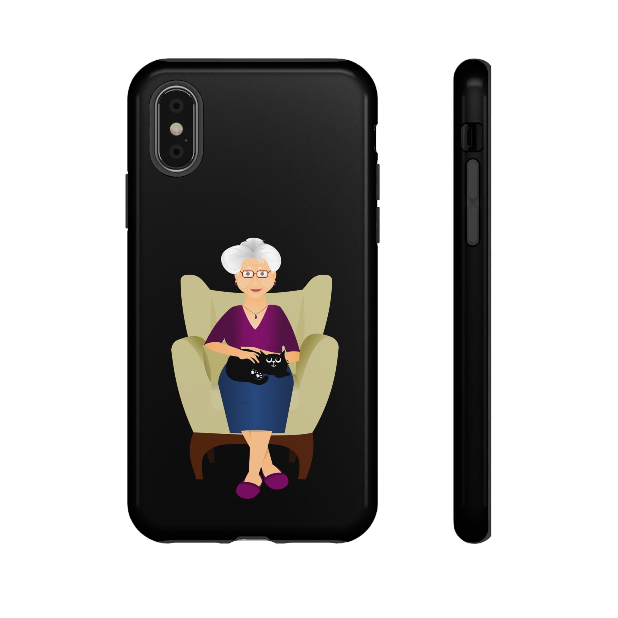 Grandma Phone Case, Tough Phone Cover for Grandparents, Durable Case for Seniors, Unique Gift for Grandmother, Personalized Tech Accessory