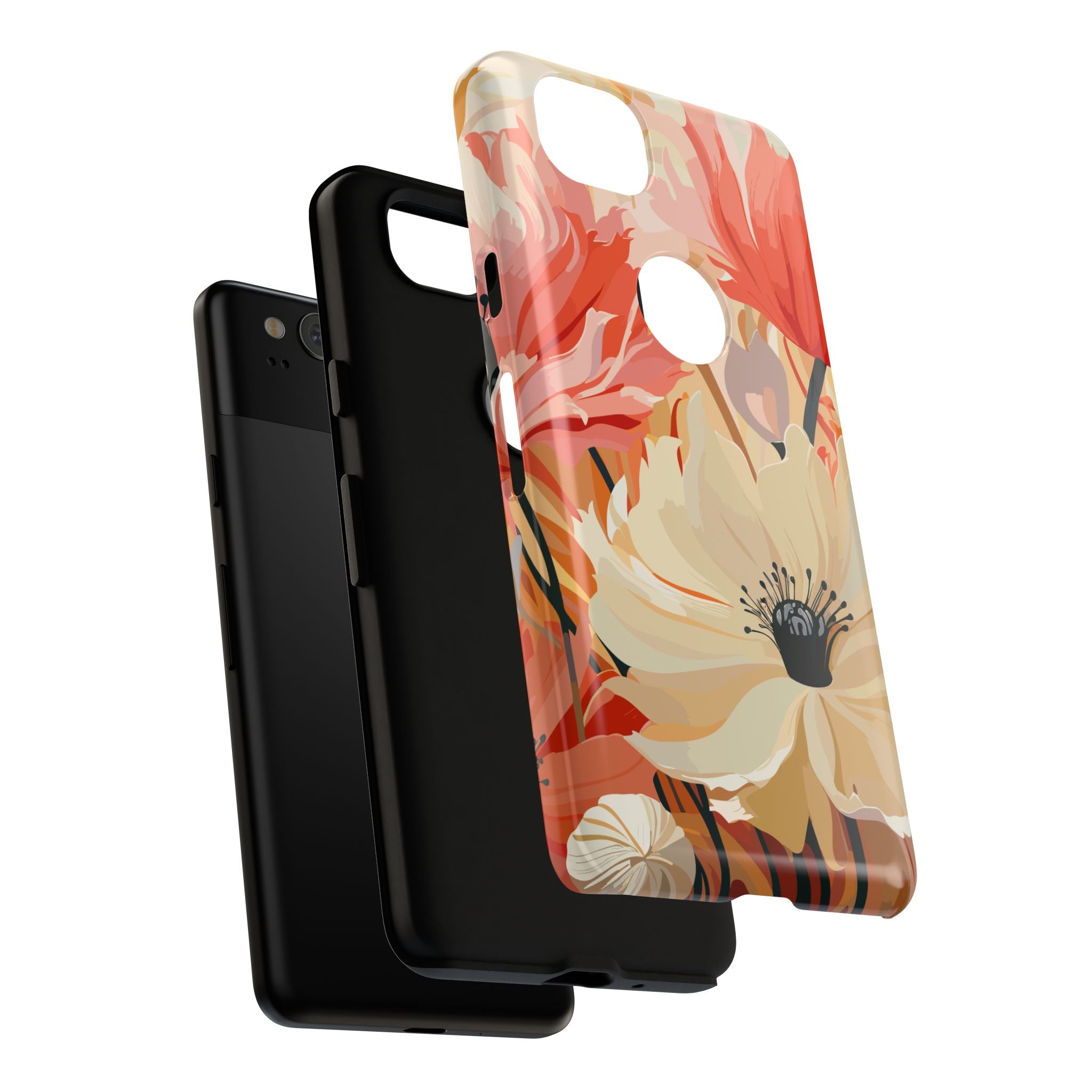 Floral Phone Case, Tough Protective Cover for Floral Lovers, Perfect Gift for Friends, Spring Celebration, Art Lovers Gift