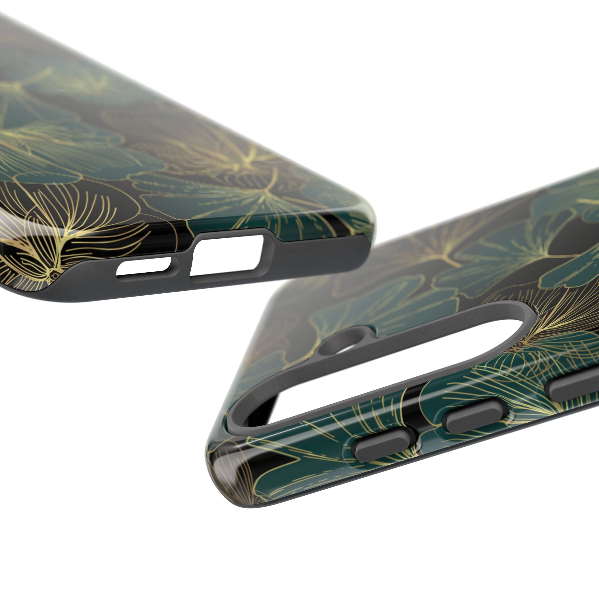 Floral Phone Case - Tough Cases, Protective Cover, Stylish Accessory, Gift for Her, Nature-Inspired Design