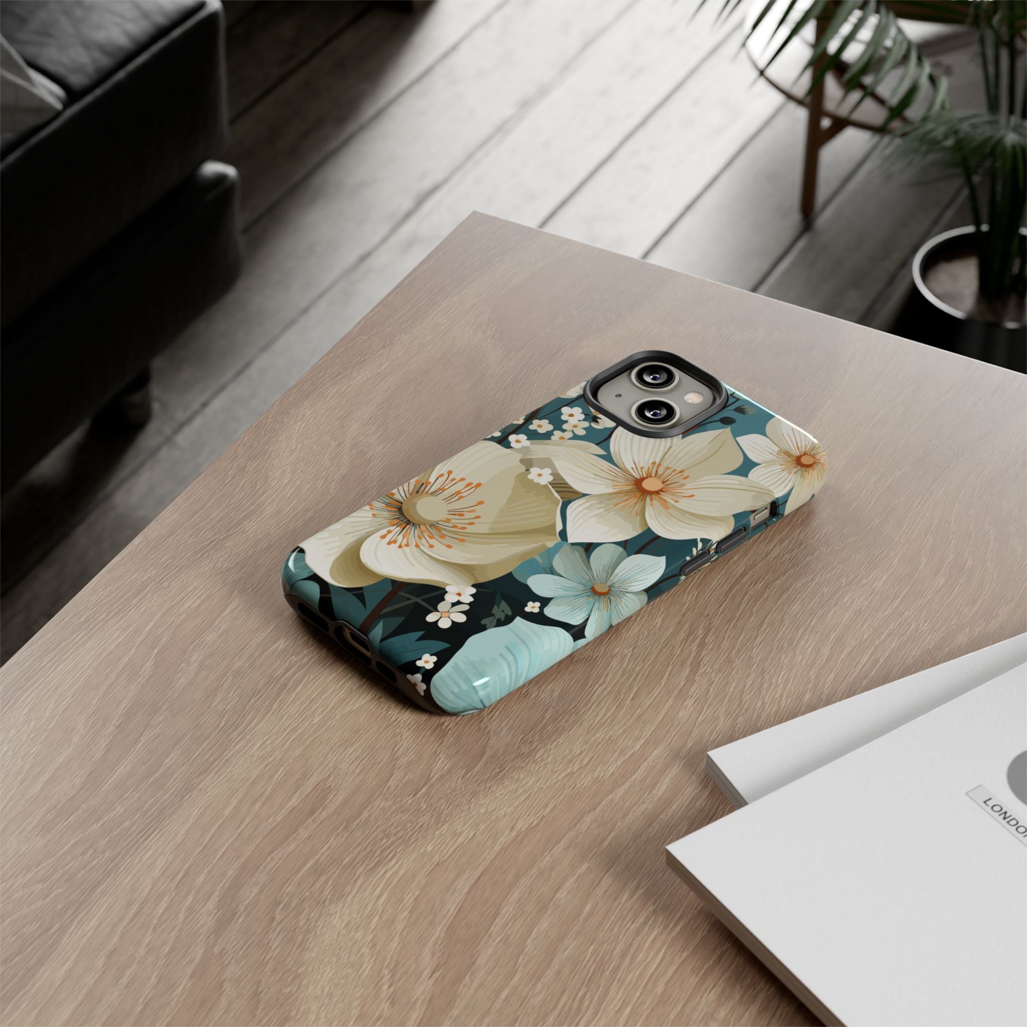 Floral Phone Case, Stylish Tough Cases with Botanical Design, Flower Print Phone Cover, Gifts for Nature Lovers, Eco-Friendly Mobile Cover